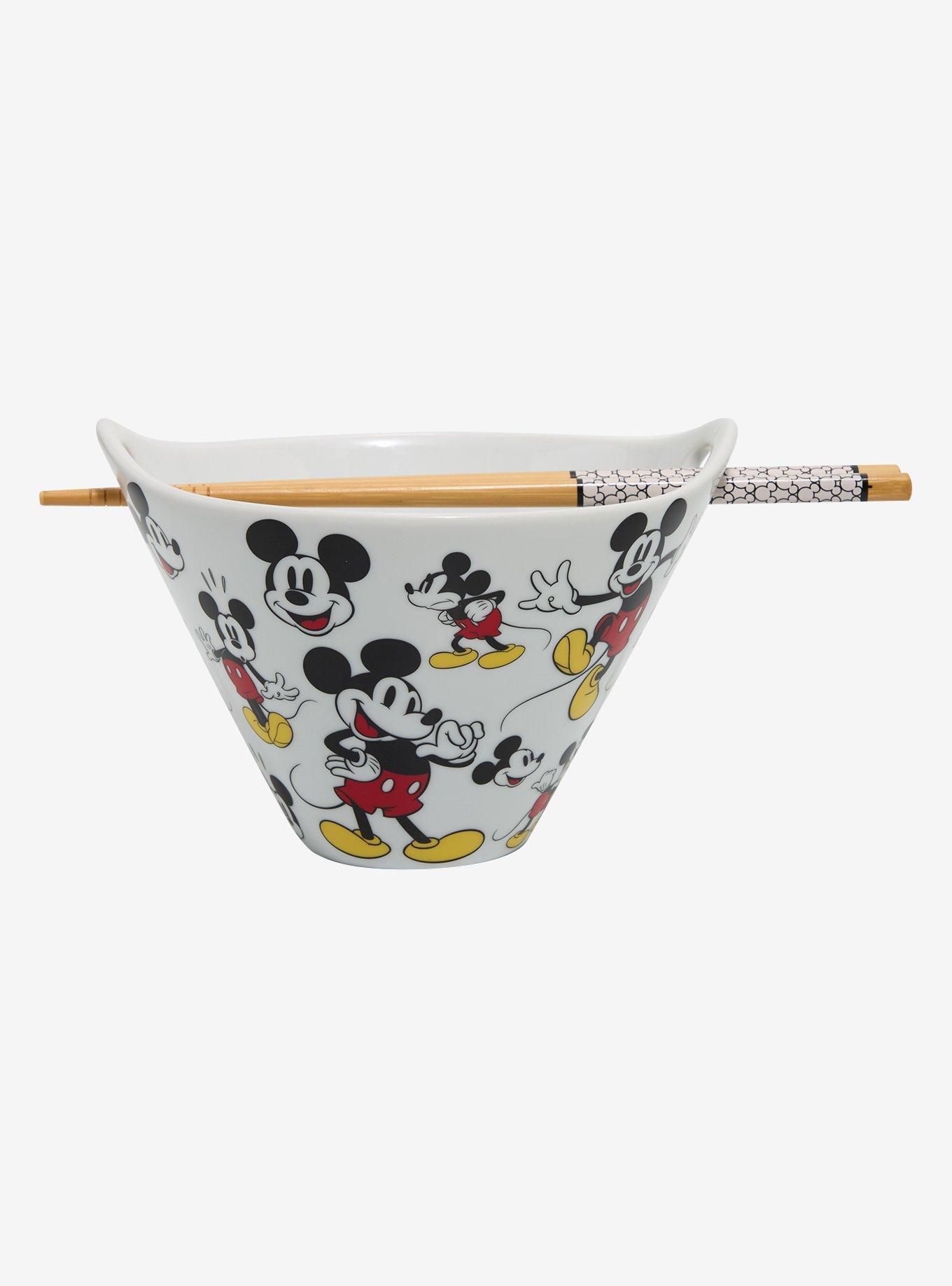 Disney Mickey Mouse Allover Print Ramen Bowl with Chopsticks, , hi-res