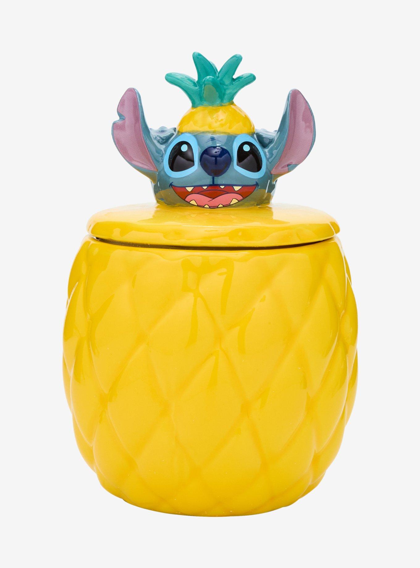 Disney Stitch Pineapple Cookie Jar, , hi-res