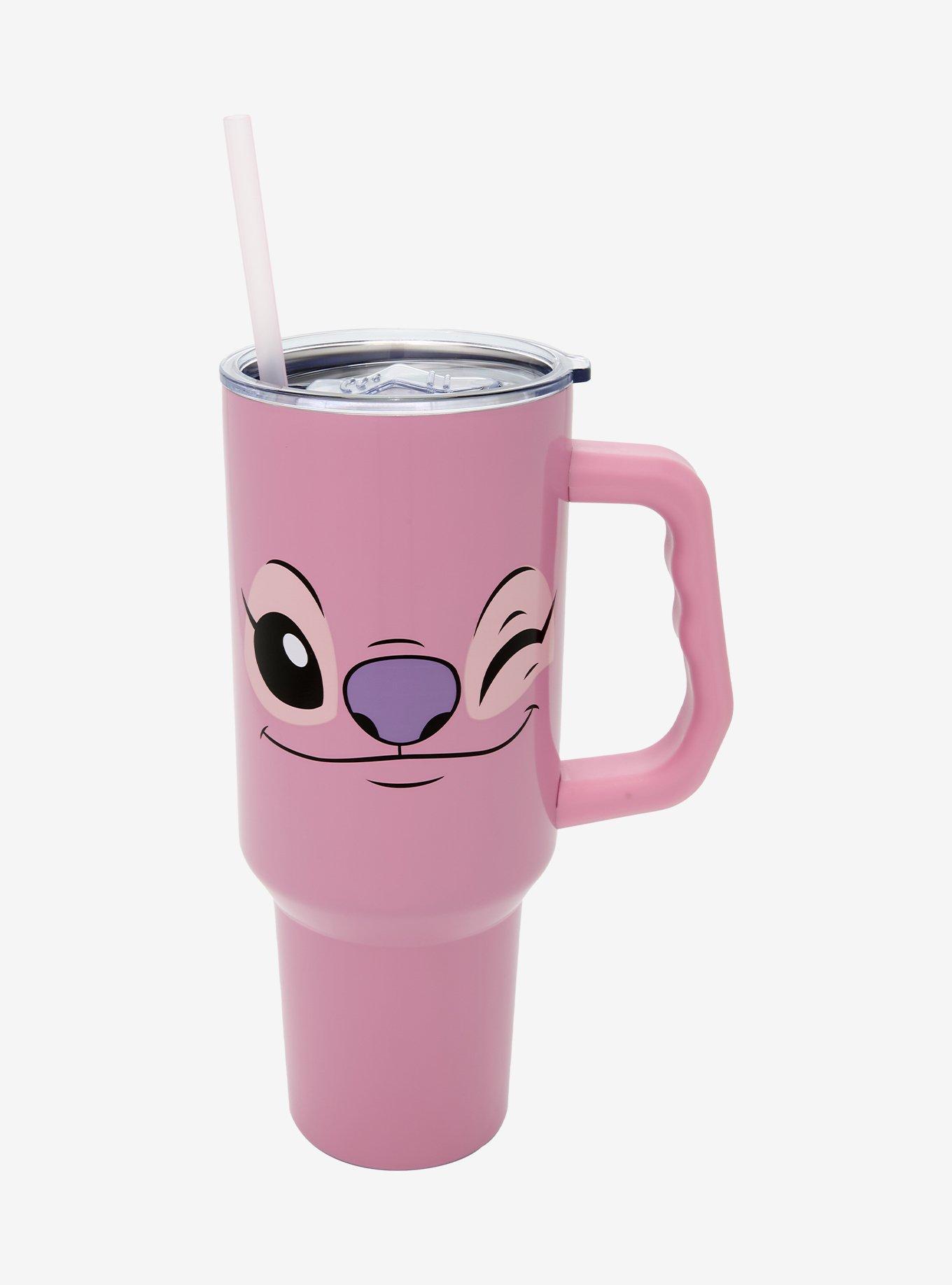 Disney Lilo & Stitch Angel Winking Stainless Steel Travel Cup, , hi-res