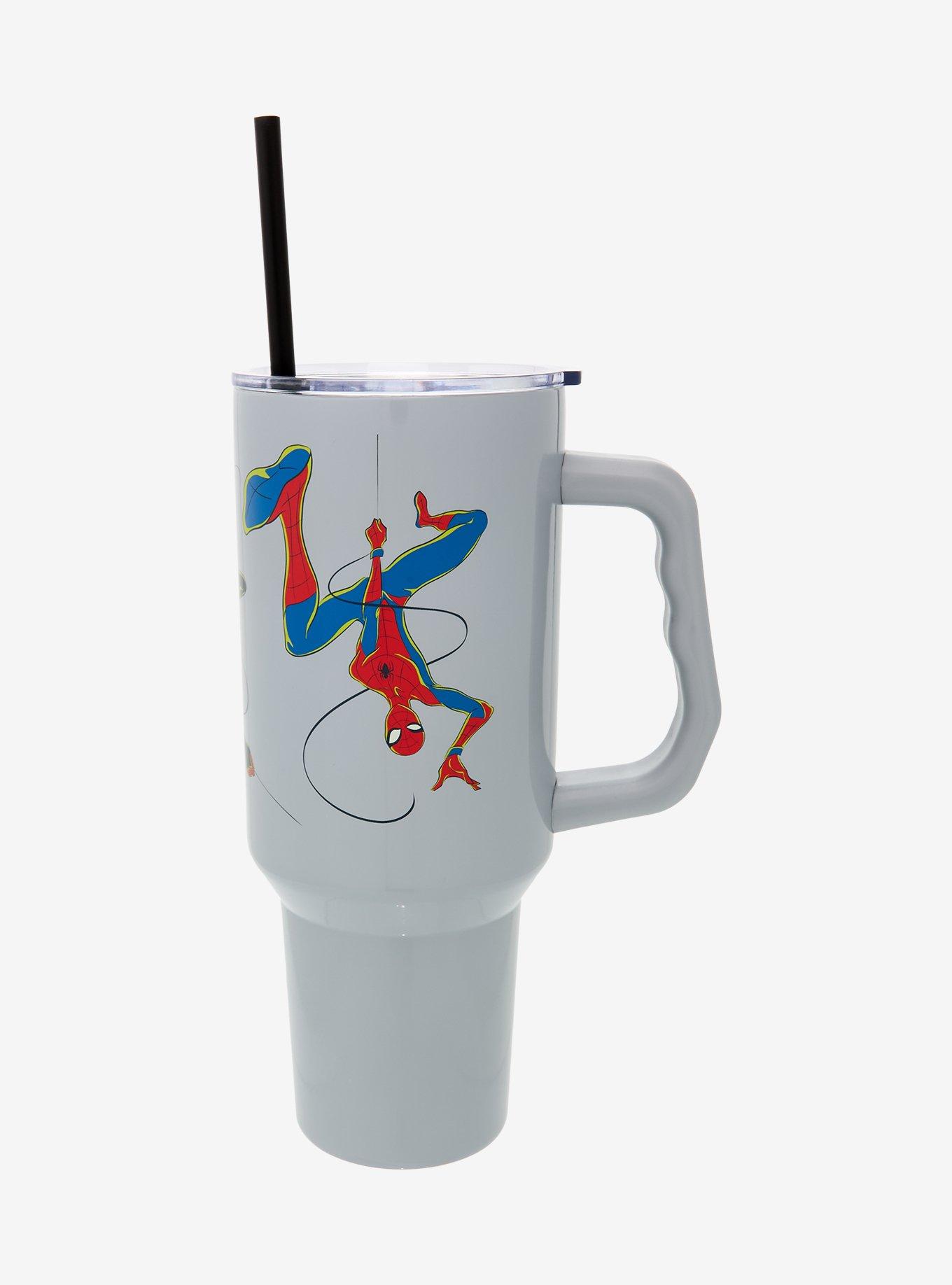 Marvel Spider-Man Swinging Characters Stainless Steel Travel Cup, , hi-res