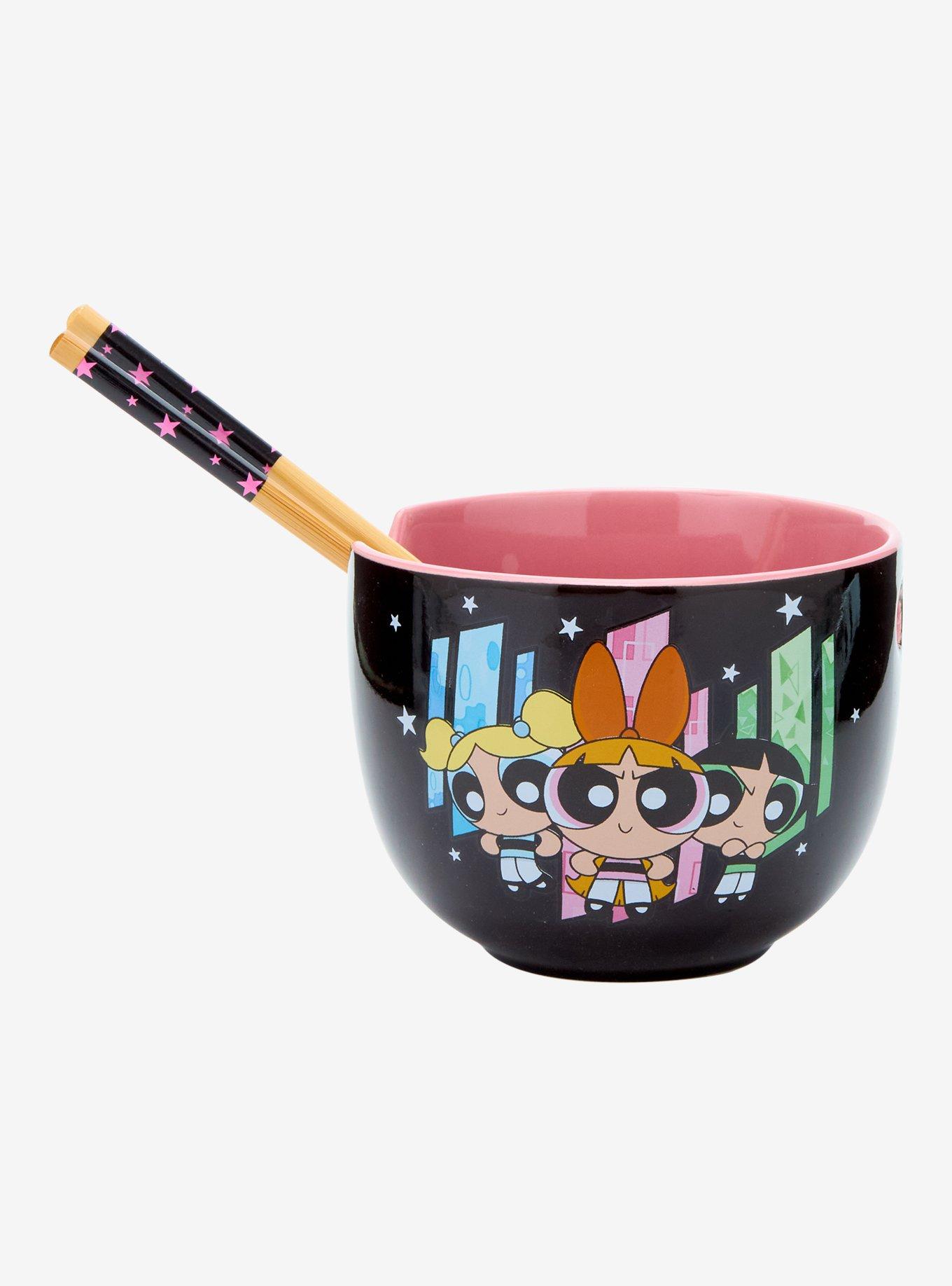 The Powerpuff Girls Ramen Bowl With Chopsticks, , hi-res