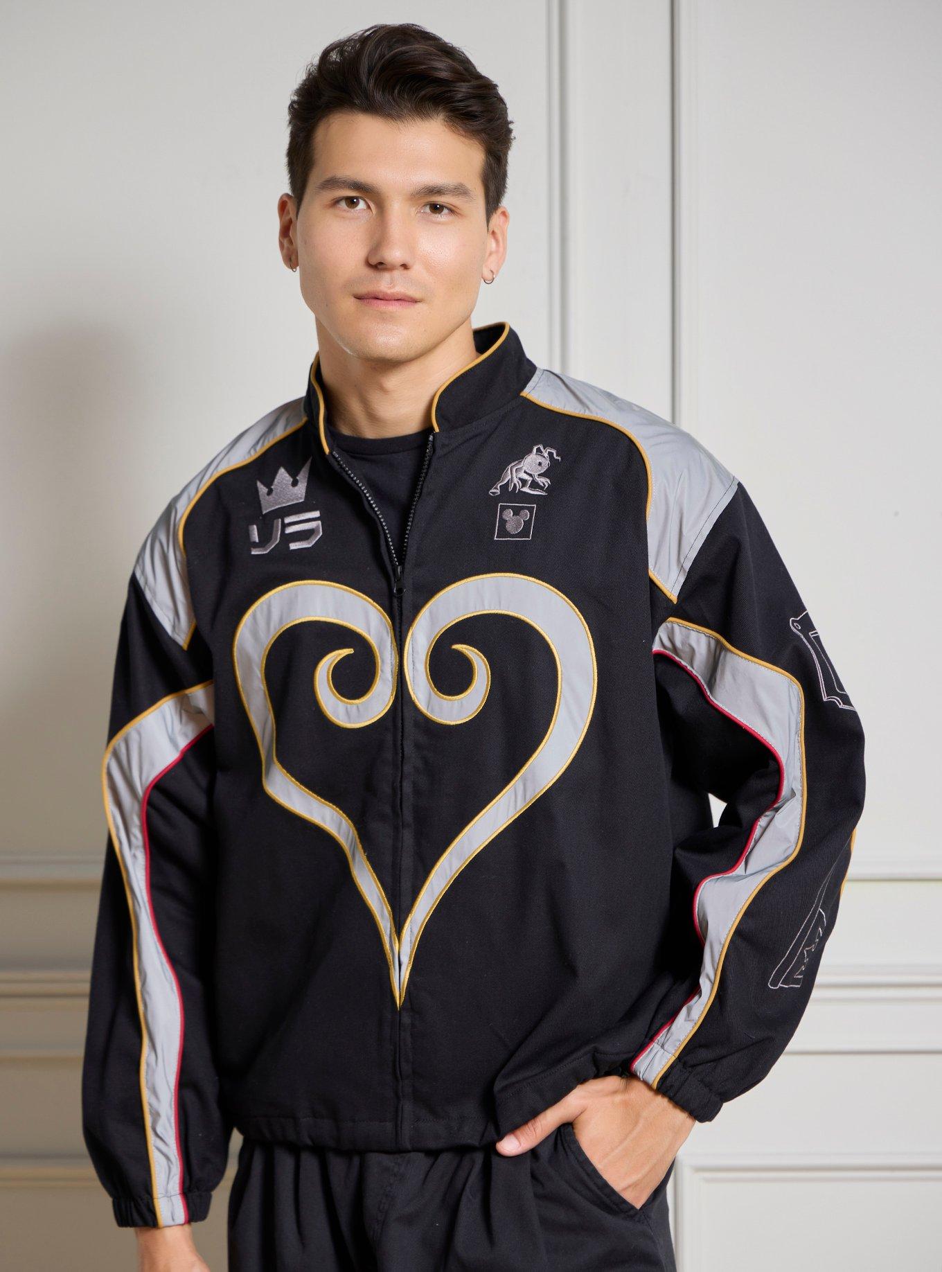 Disney Kingdom Hearts Logo Moto Jacket - BoxLunch Exclusive, , hi-res