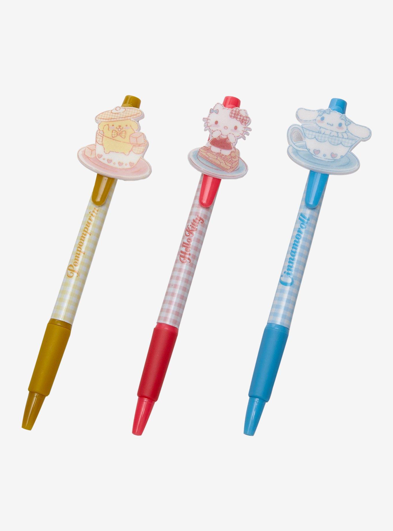 Sanrio Hello Kitty and Friends Gingham Pen Set — BoxLunch Exclusive, , hi-res