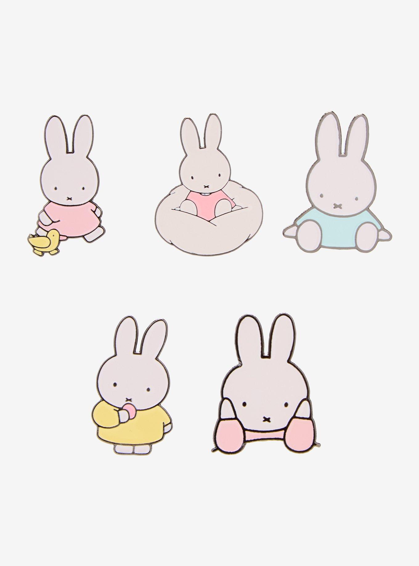 Miffy Pastel Portraits Blind Box Enamel Pin - BoxLunch Exclusive, , hi-res