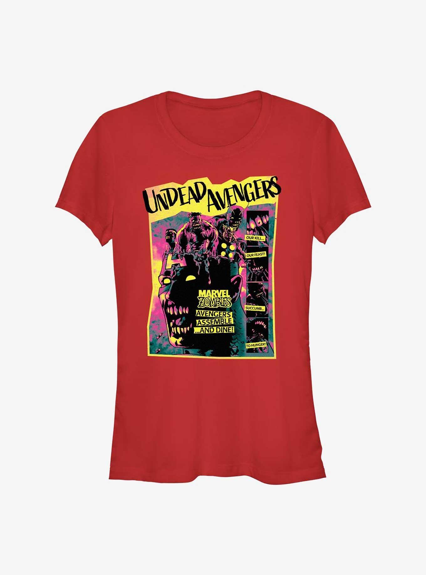 Marvel Zombies Undead Avengers Girls T-Shirt