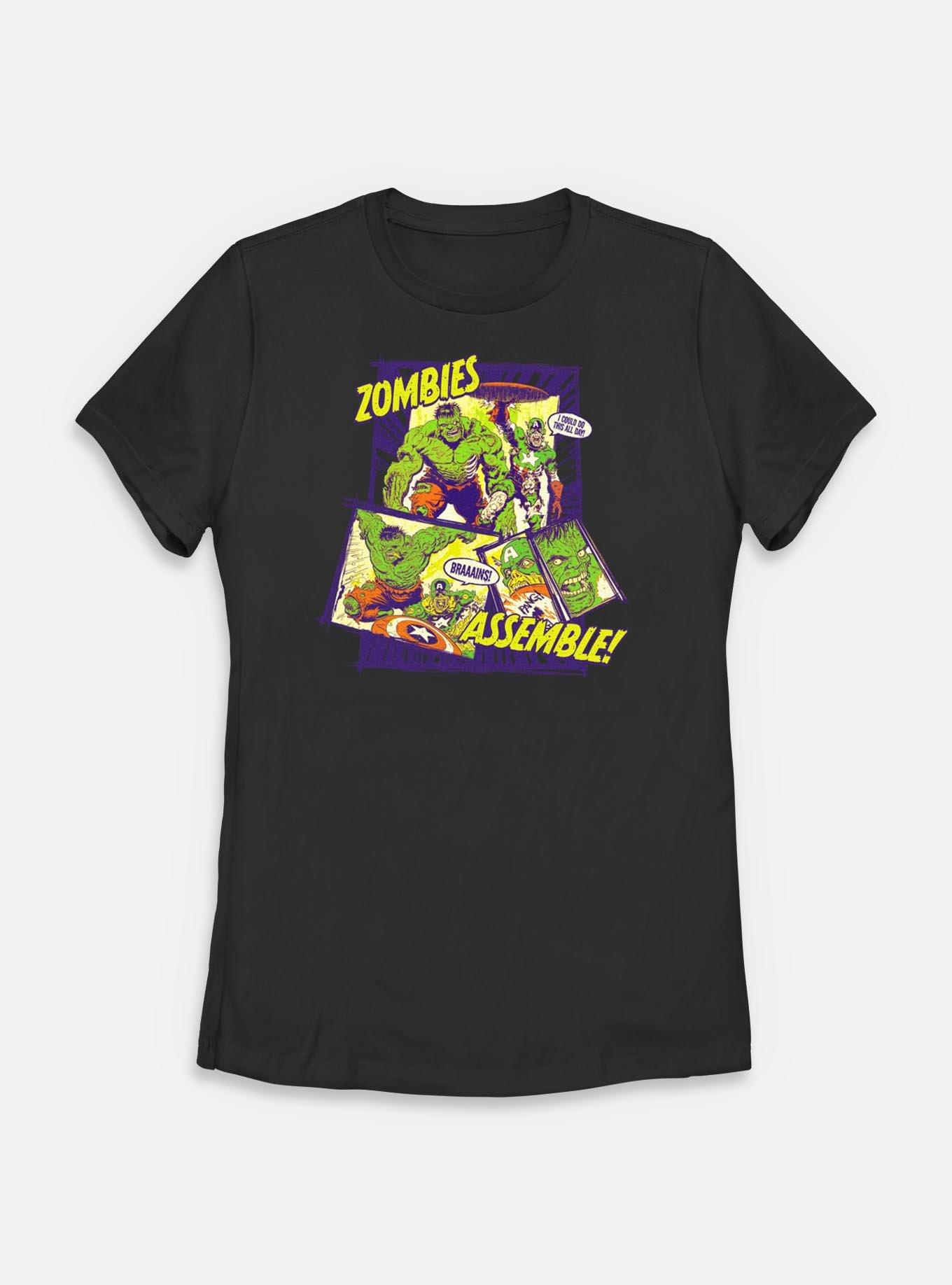 Marvel Zombies Assemble Womens T-Shirt, BLACK, hi-res