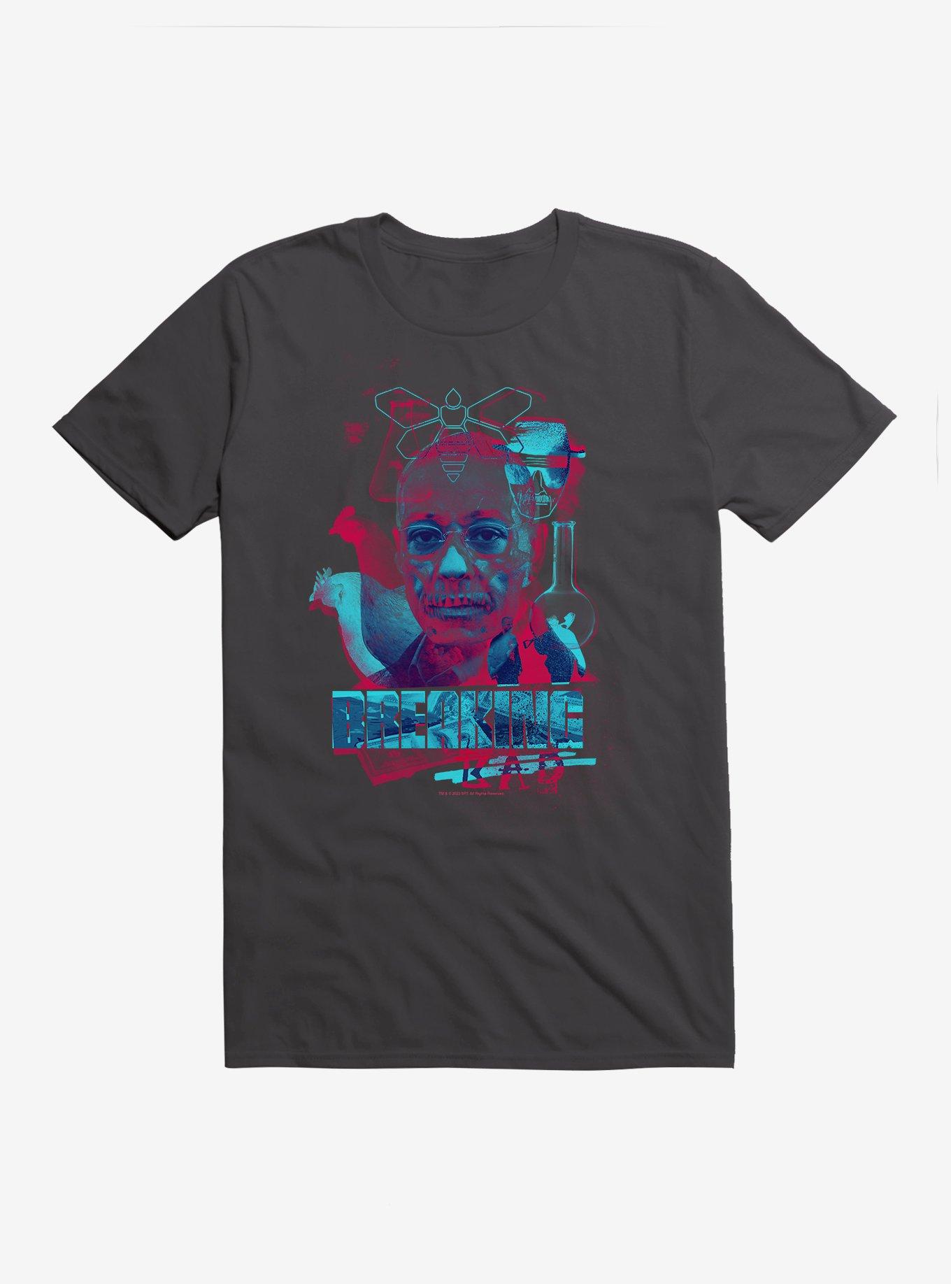 Breaking Bad Double Exposure Collage T-Shirt,All Products : American Fashion Style Bags On Sale