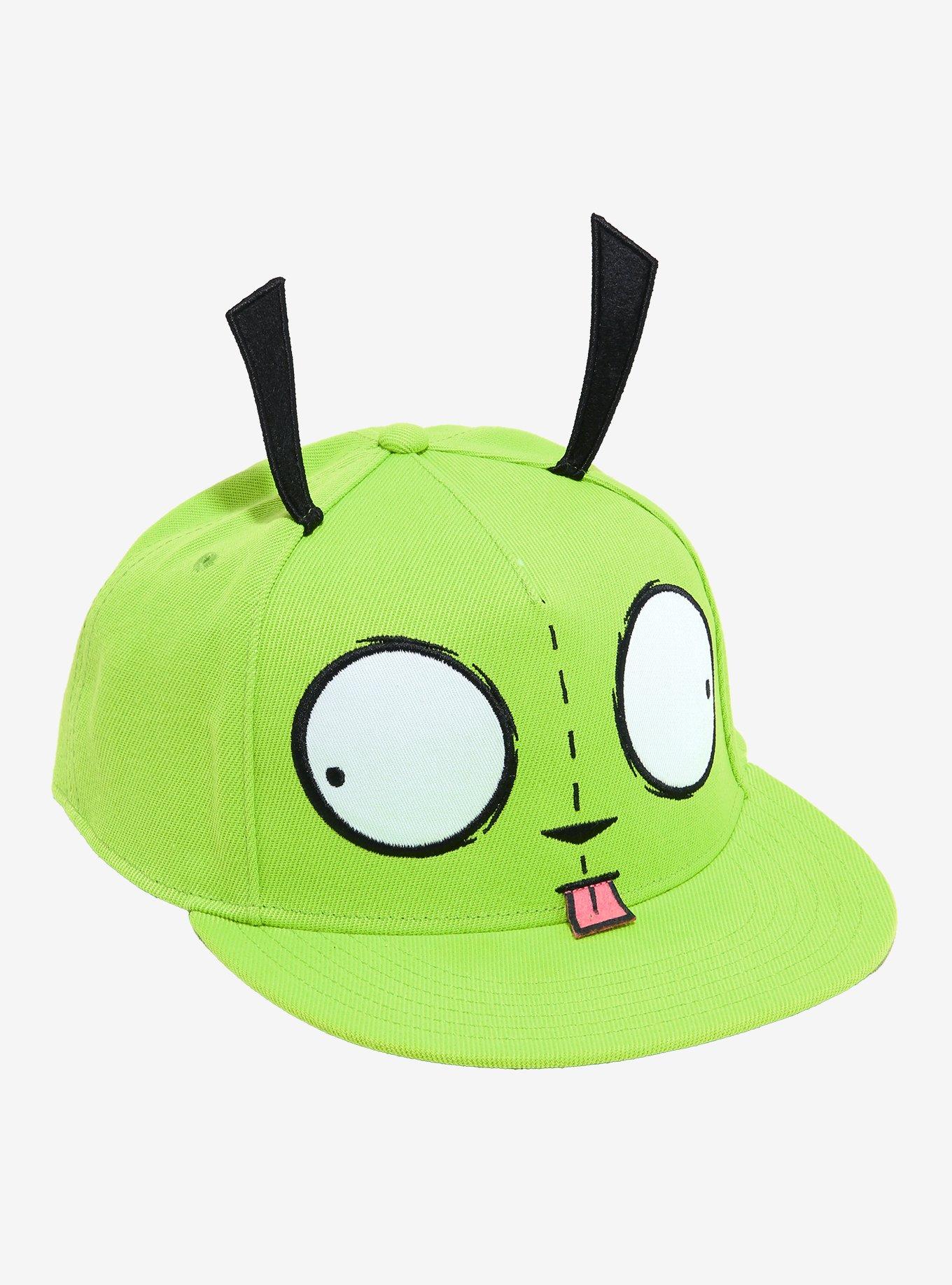 Invader Zim GIR Face 3D Ears Snapback Hat, , hi-res