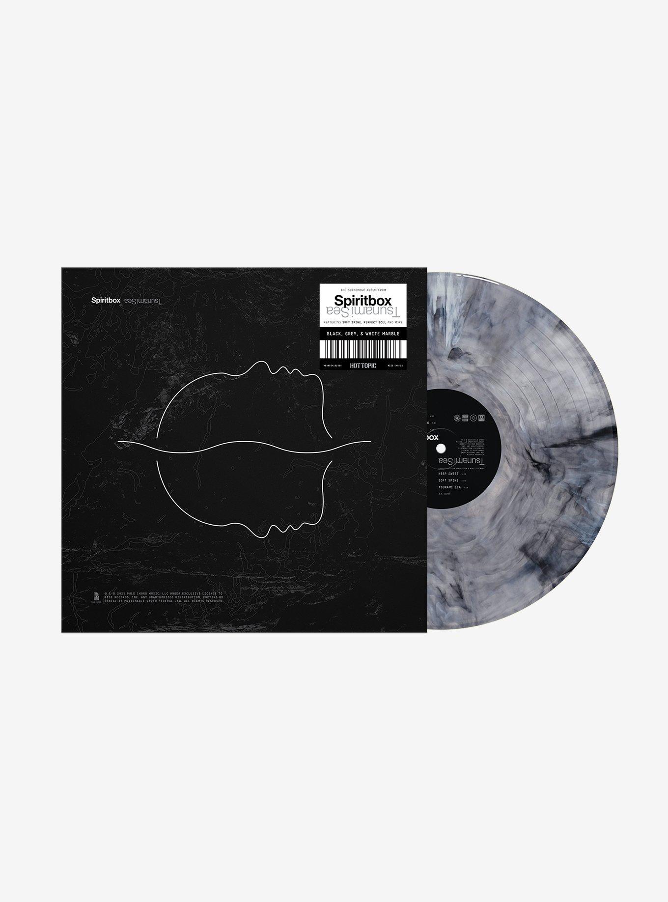 Spiritbox Tsunami Sea (Grey Black White Marble) Vinyl LP Hot Topic