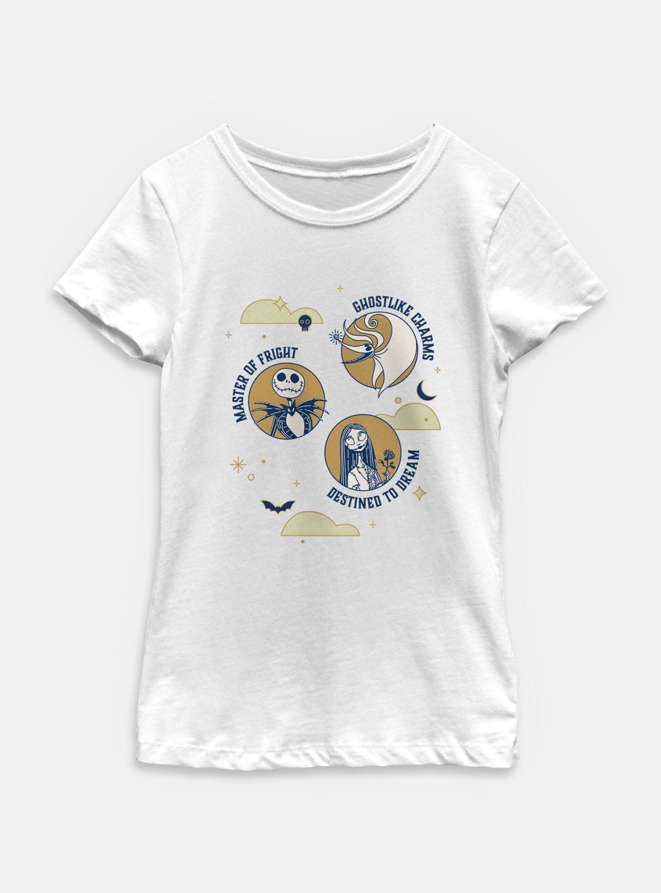The Nightmare Before Christmas Fright Dream Ghostlike Youth Girls T-Shirt, , hi-res