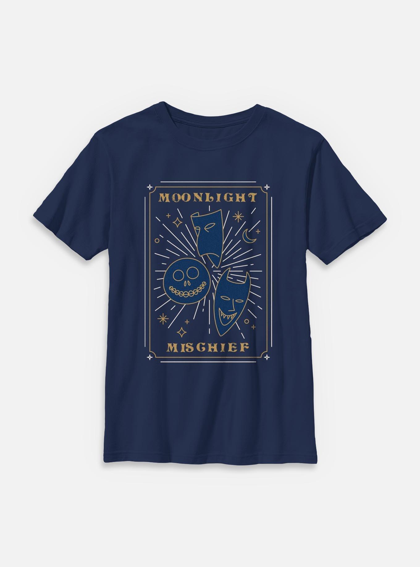 The Nightmare Before Christmas Moonlight Mischief Youth T-Shirt, , hi-res