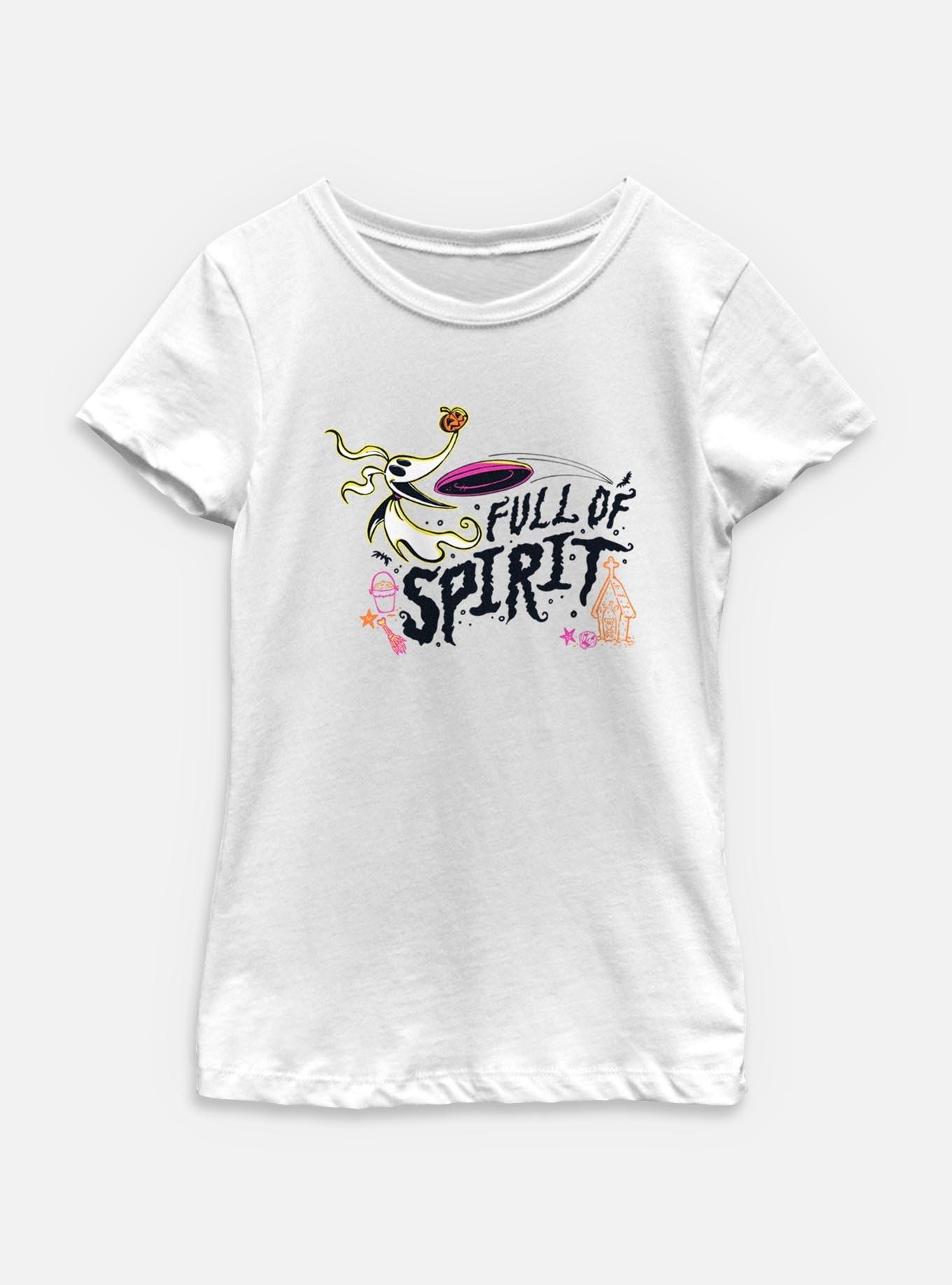 The Nightmare Before Christmas Full Of Spirit Youth Girls T-Shirt, , hi-res