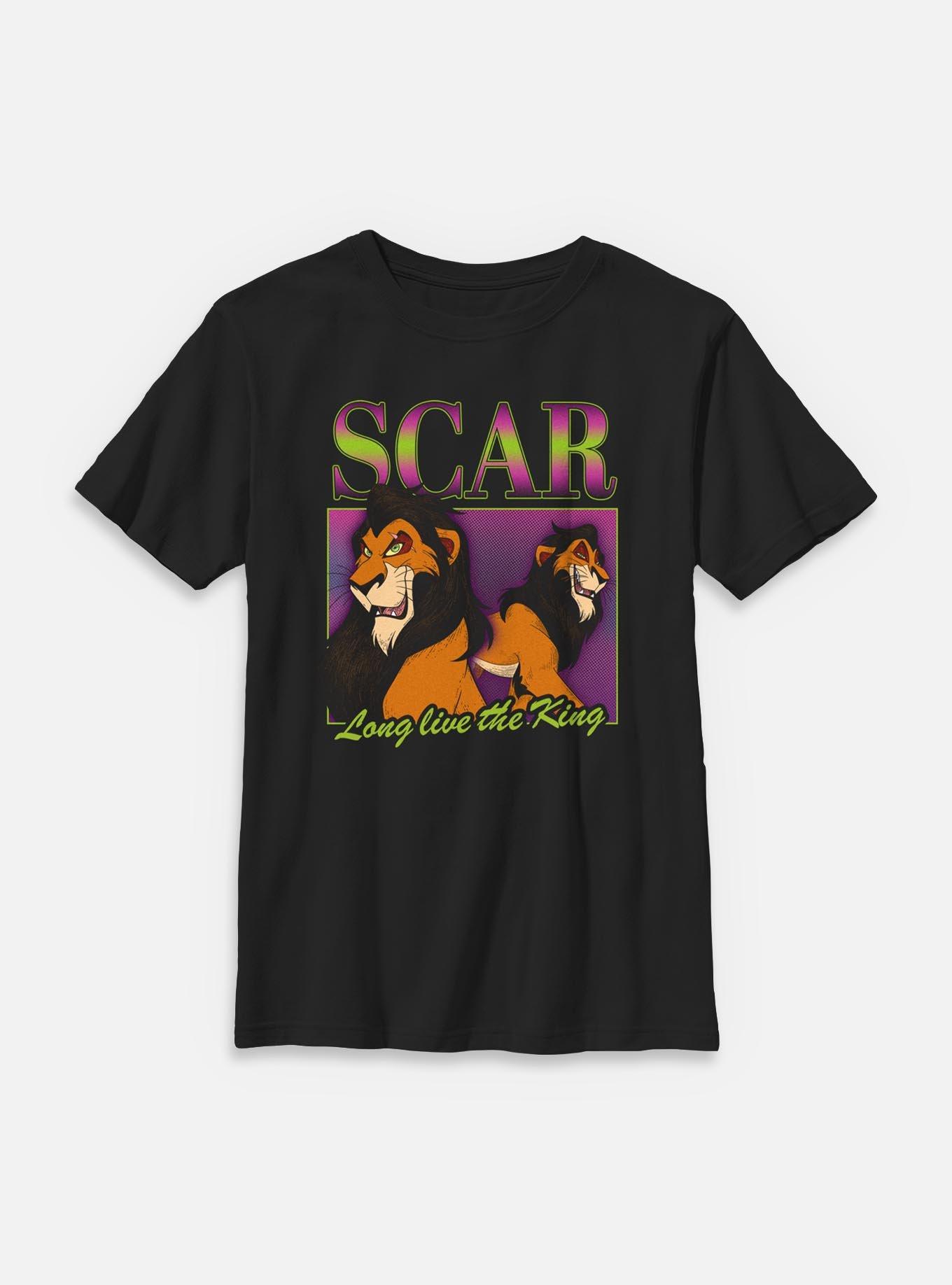 Disney Villains Scar Long Live The King Youth T-Shirt, , hi-res