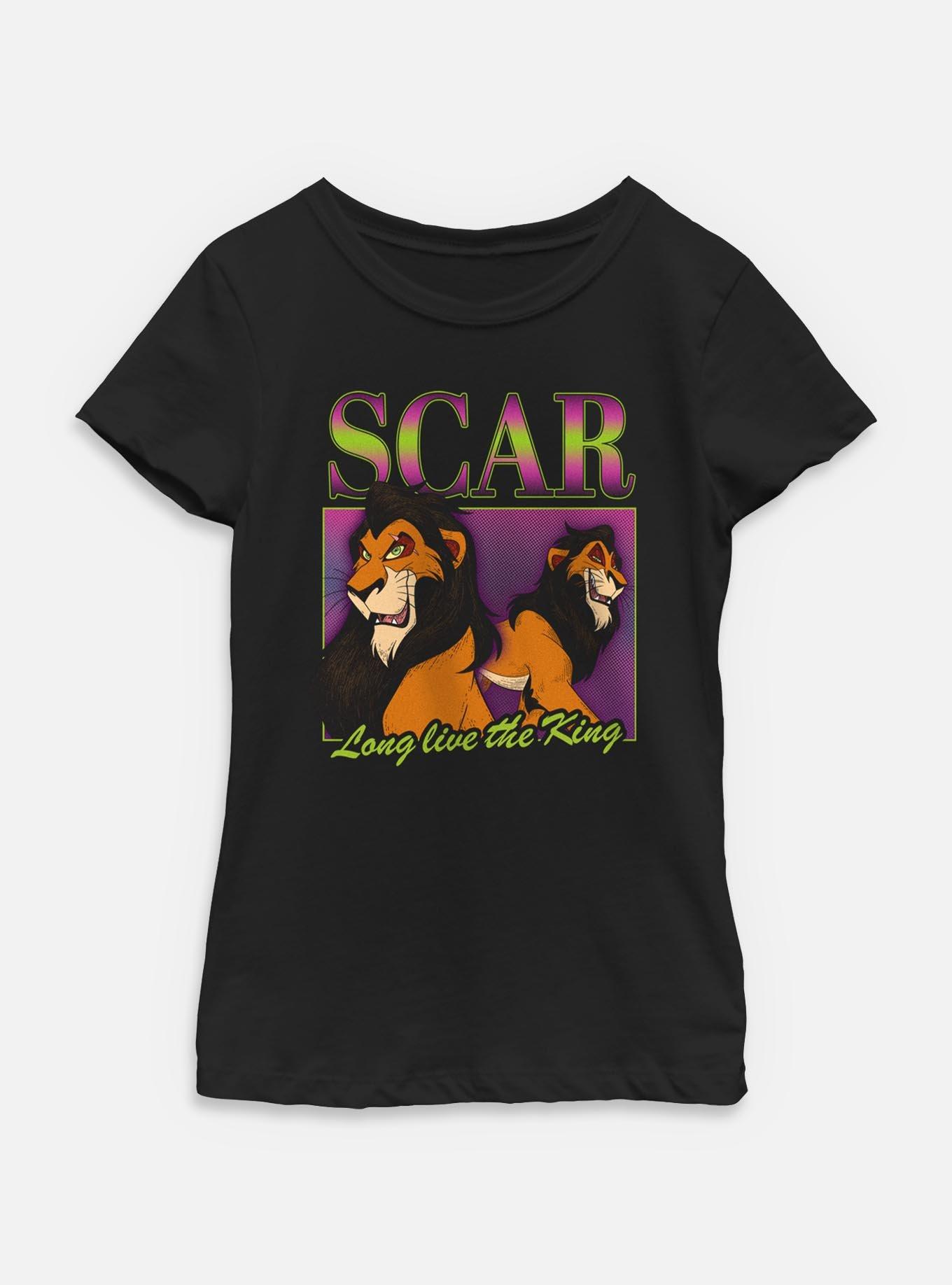 Disney Villains Scar Long Live The King Youth Girls T-Shirt, , hi-res