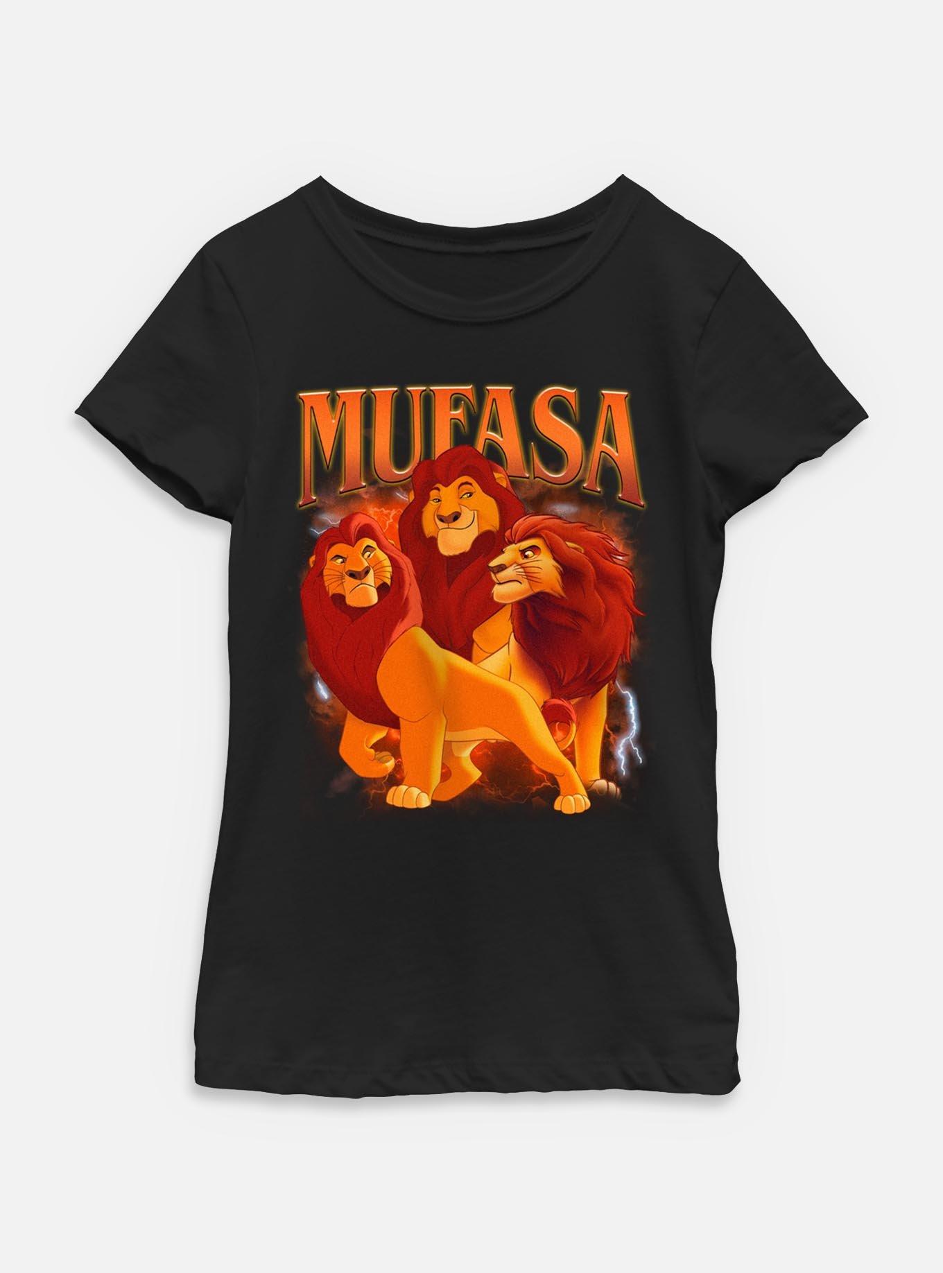 Disney The Lion King Mufasa Collage Youth Girls T-Shirt, , hi-res