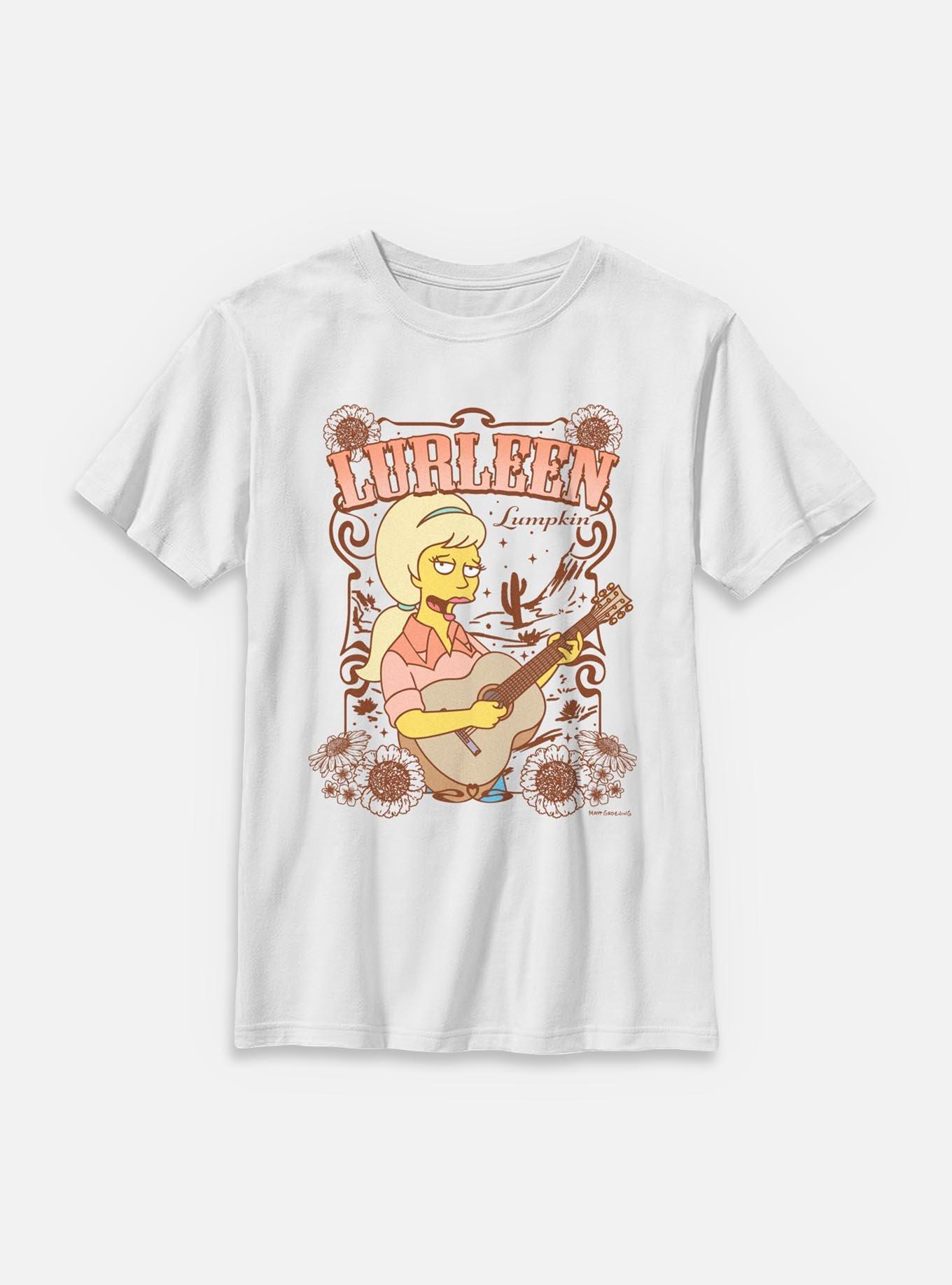 The Simpsons Lurleen Country Look Youth T-Shirt, WHITE, hi-res
