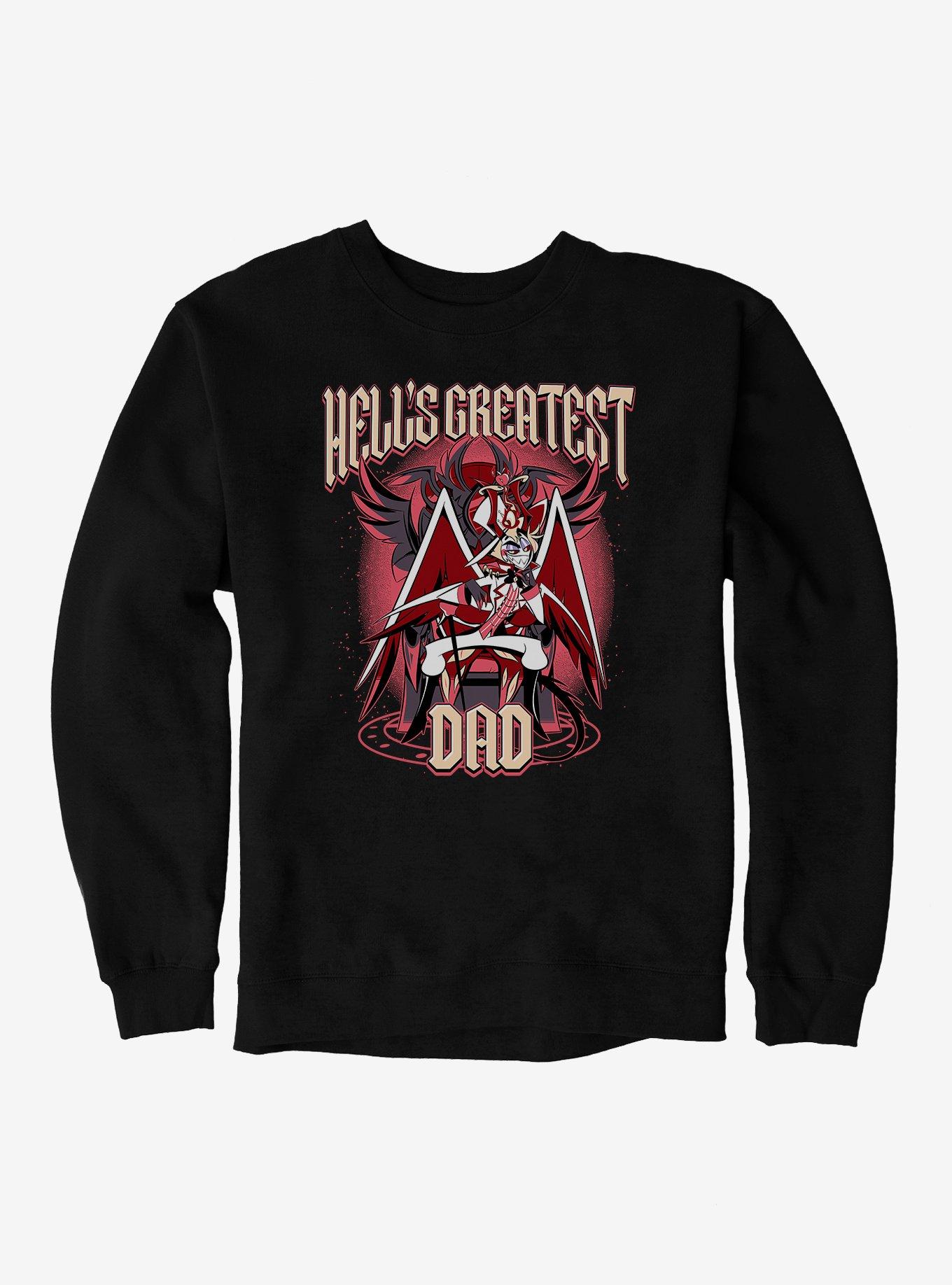 Hazbin Hotel Hell's Greatest Dad Lucifer Sweatshirt, , hi-res