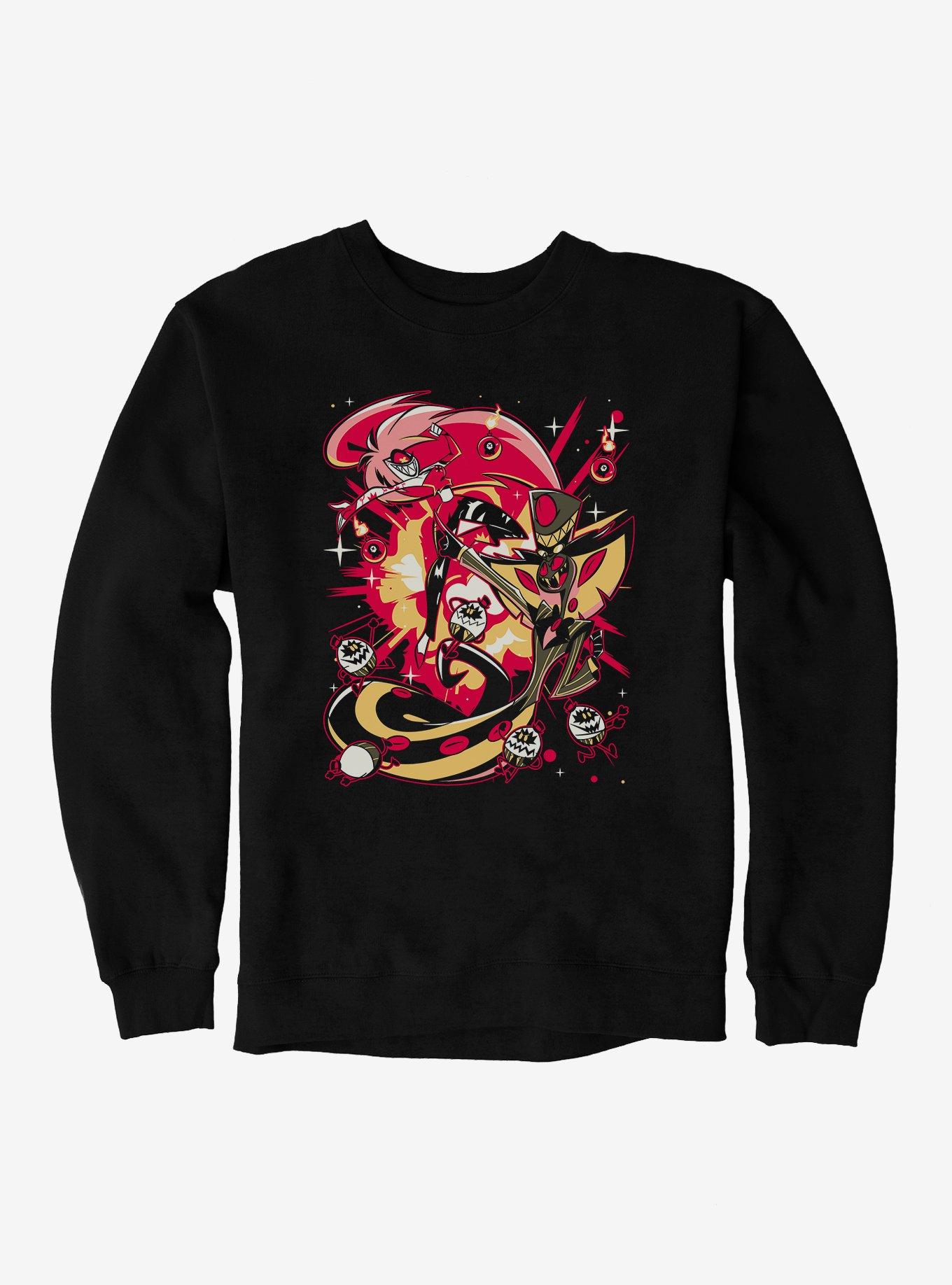 Hazbin Hotel Cherri Snake Sweatshirt, BLACK, hi-res