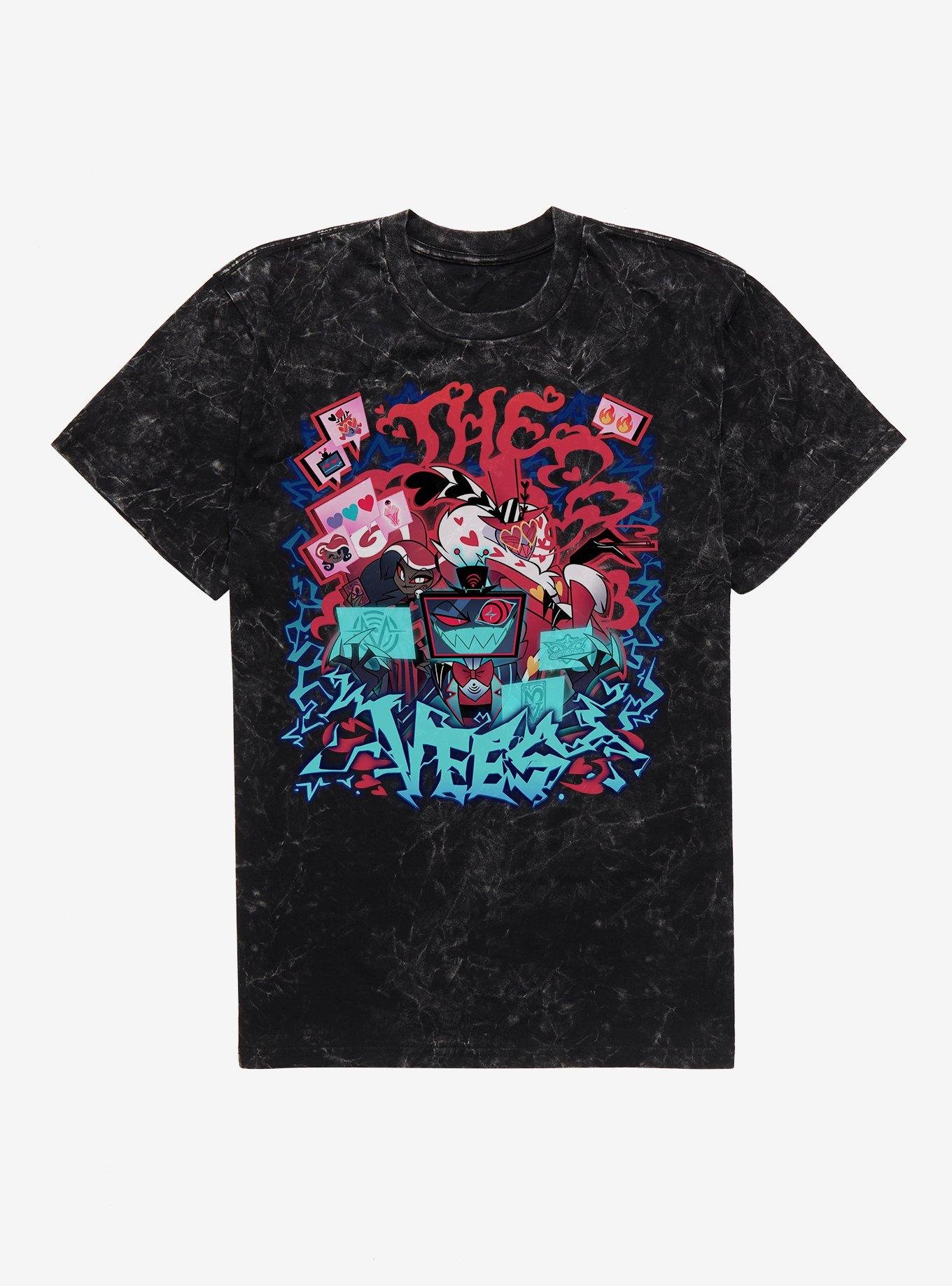 Hazbin Hotel The Vees Mineral Wash T-Shirt, , hi-res
