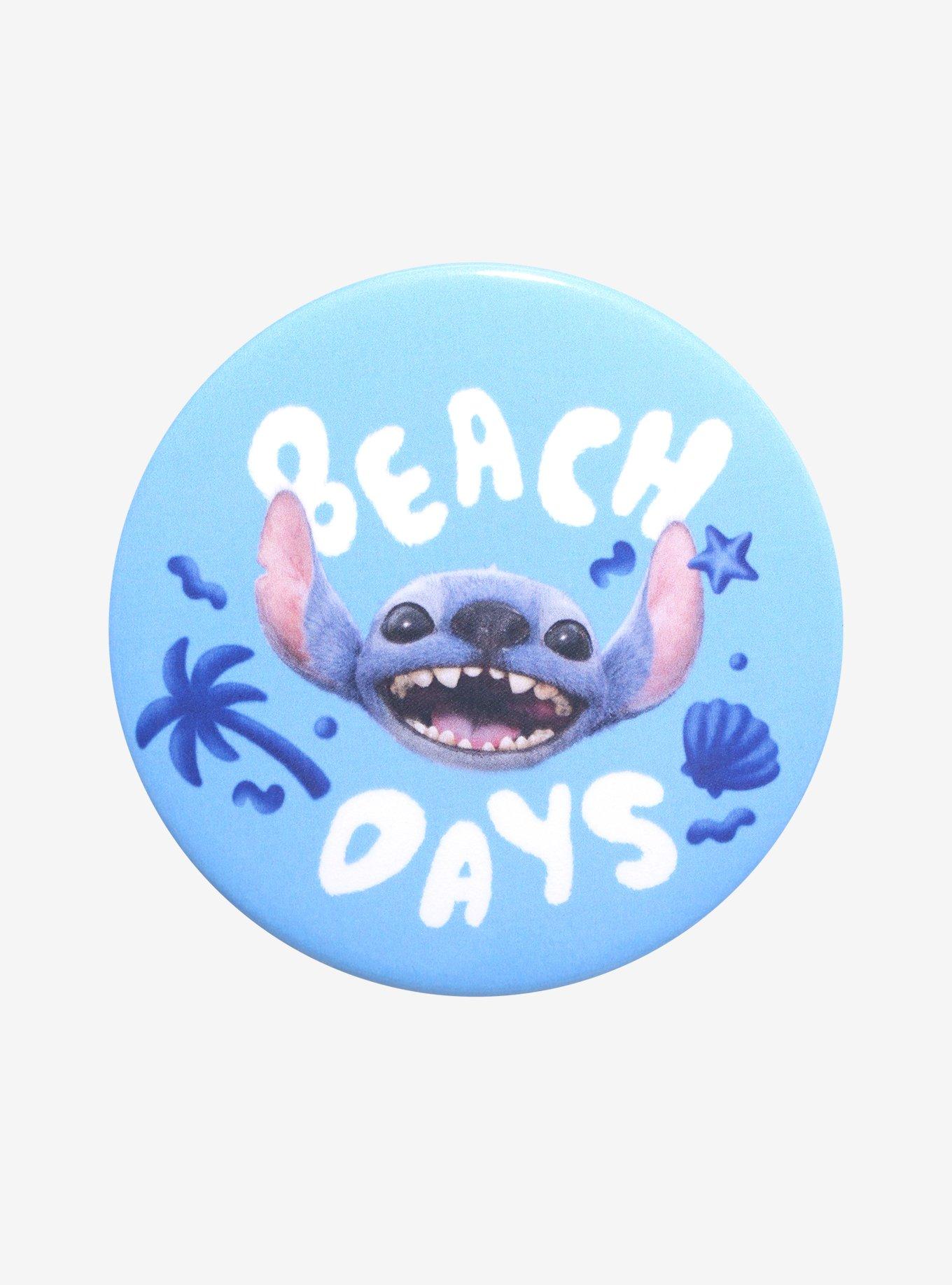 Disney Lilo & Stitch Beach Days 3 Inch Button, , hi-res