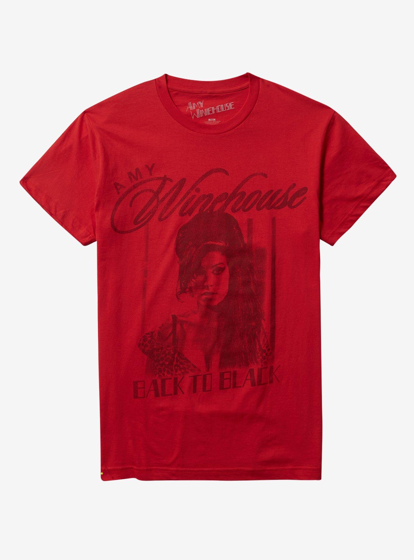 Amy Winehouse Back To Black Portrait T-Shirt, , hi-res