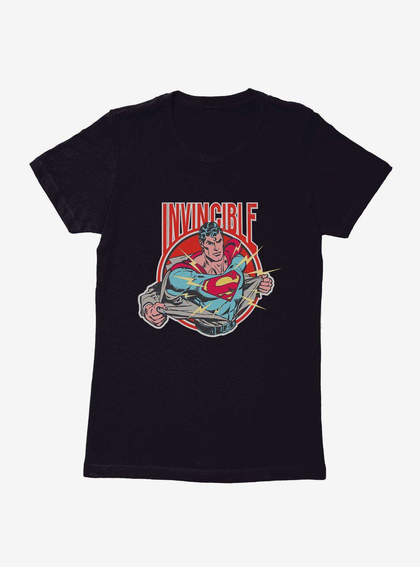 DC Comics Superman Invincible Hero Womens T-Shirt, , hi-res