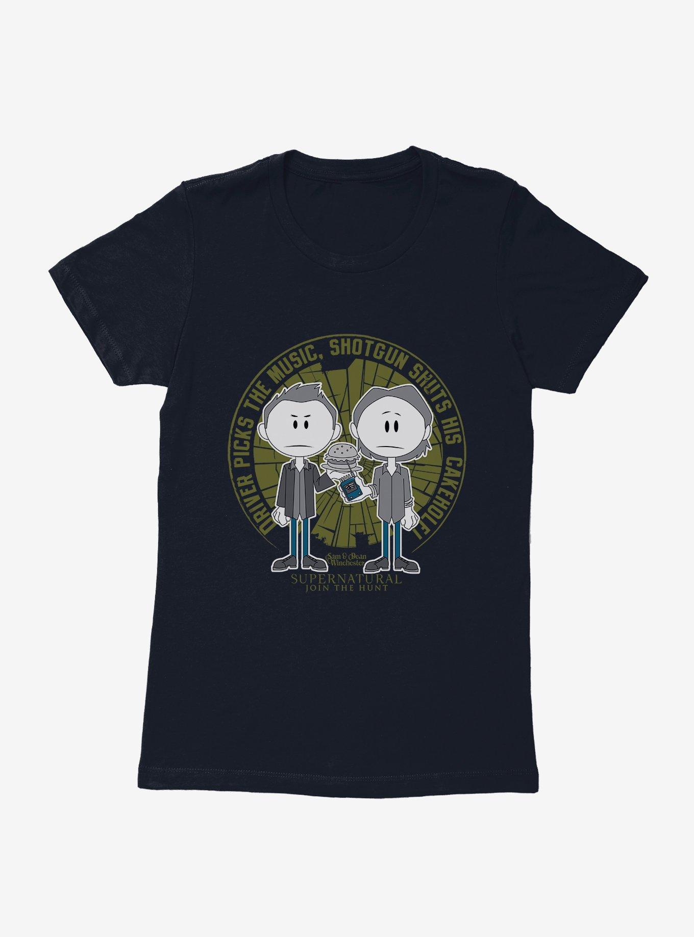Supernatural Driver And Shotgun Womens T-Shirt, , hi-res