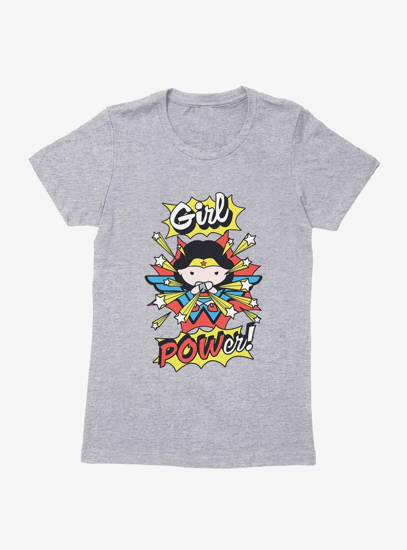 DC Comics Chibi Wonder Woman Girl Power Womens T-Shirt