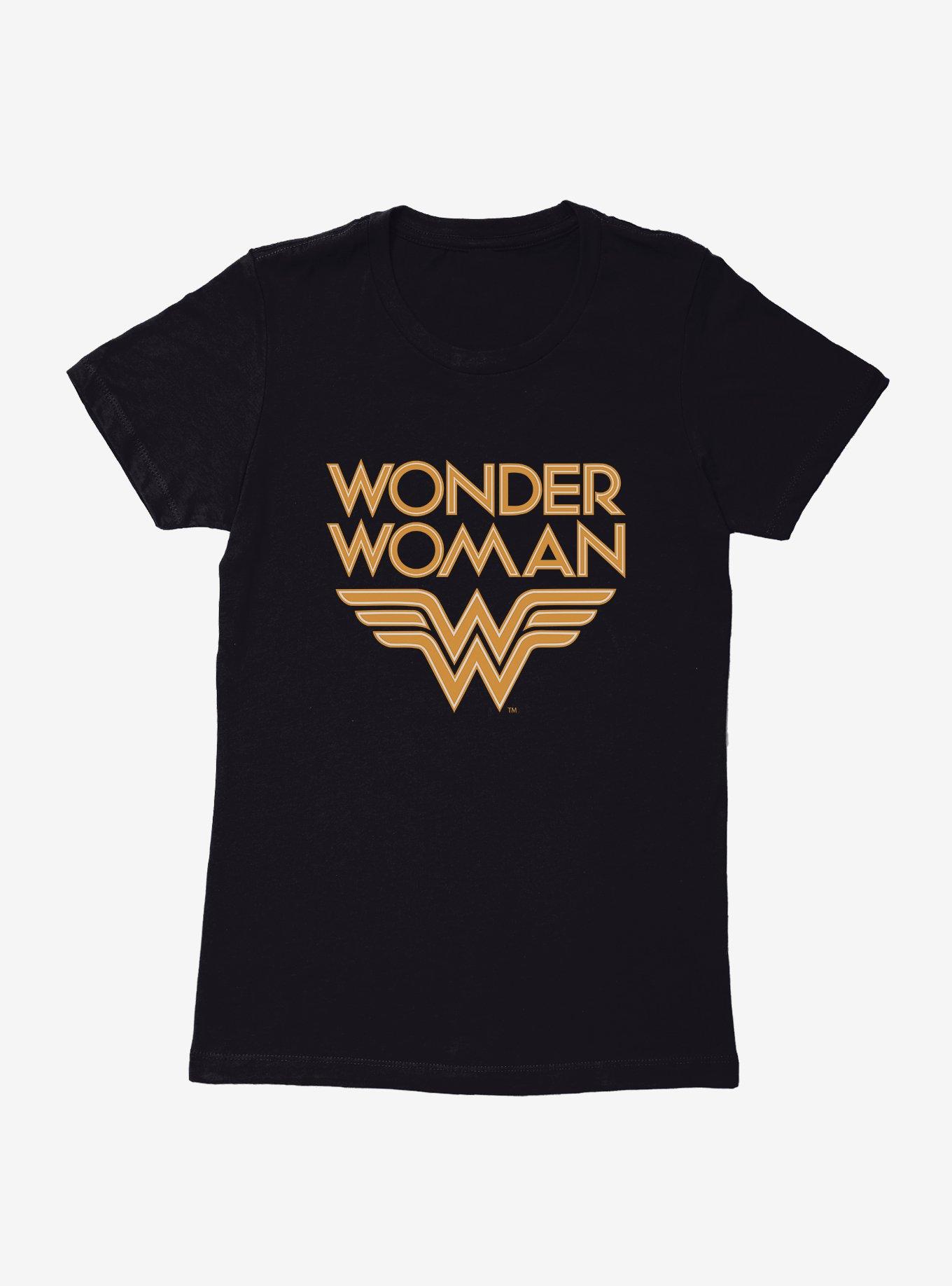 DC Comics Wonder Woman Gold Wonder Womens T-Shirt