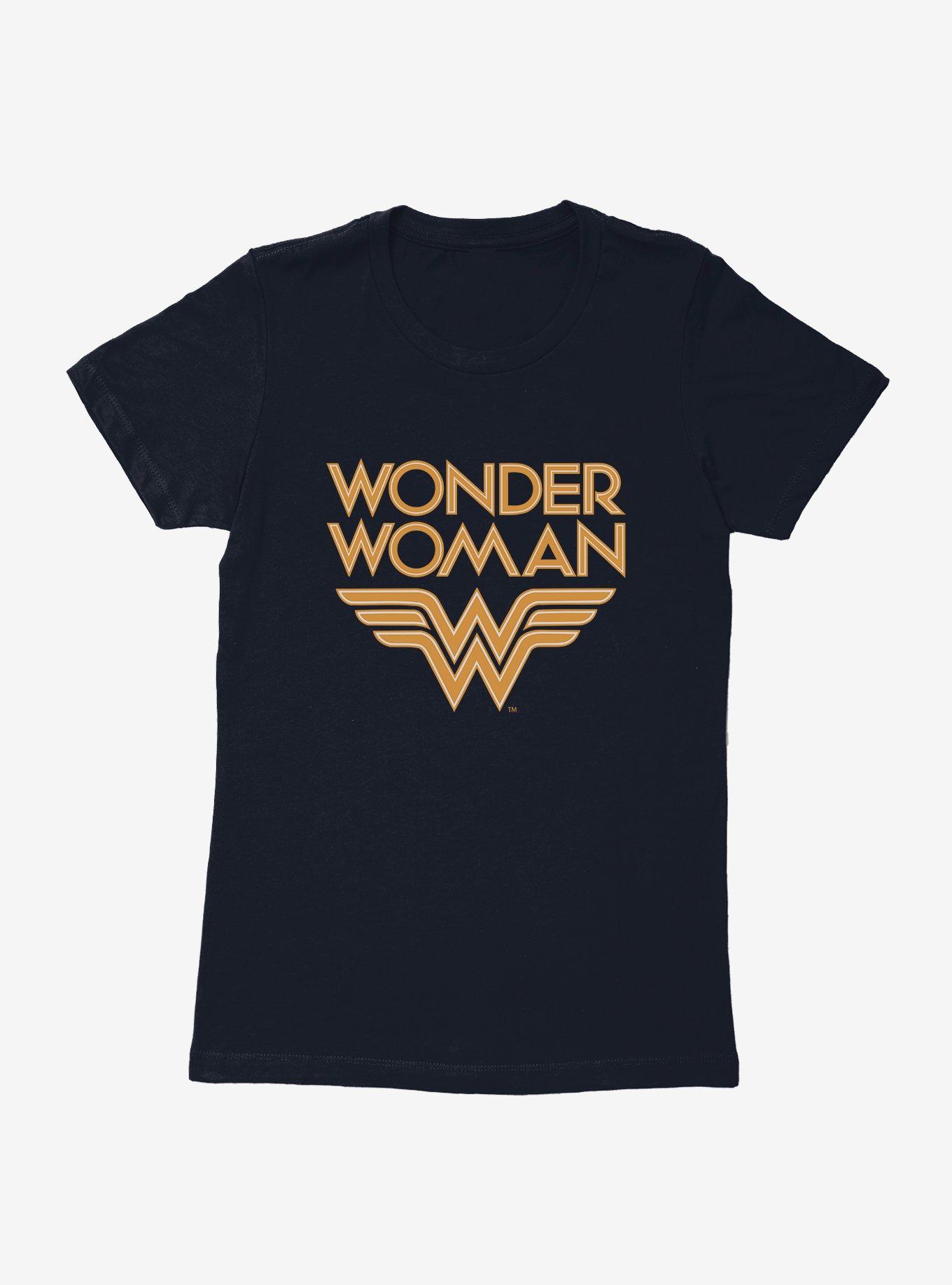DC Comics Wonder Woman Gold Wonder Womens T-Shirt