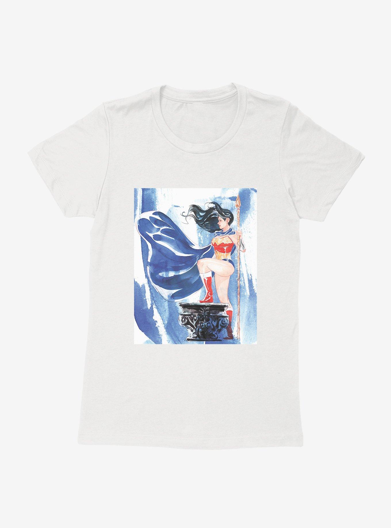 DC Comics Wonder Woman Blue Gaze Womens T-Shirt