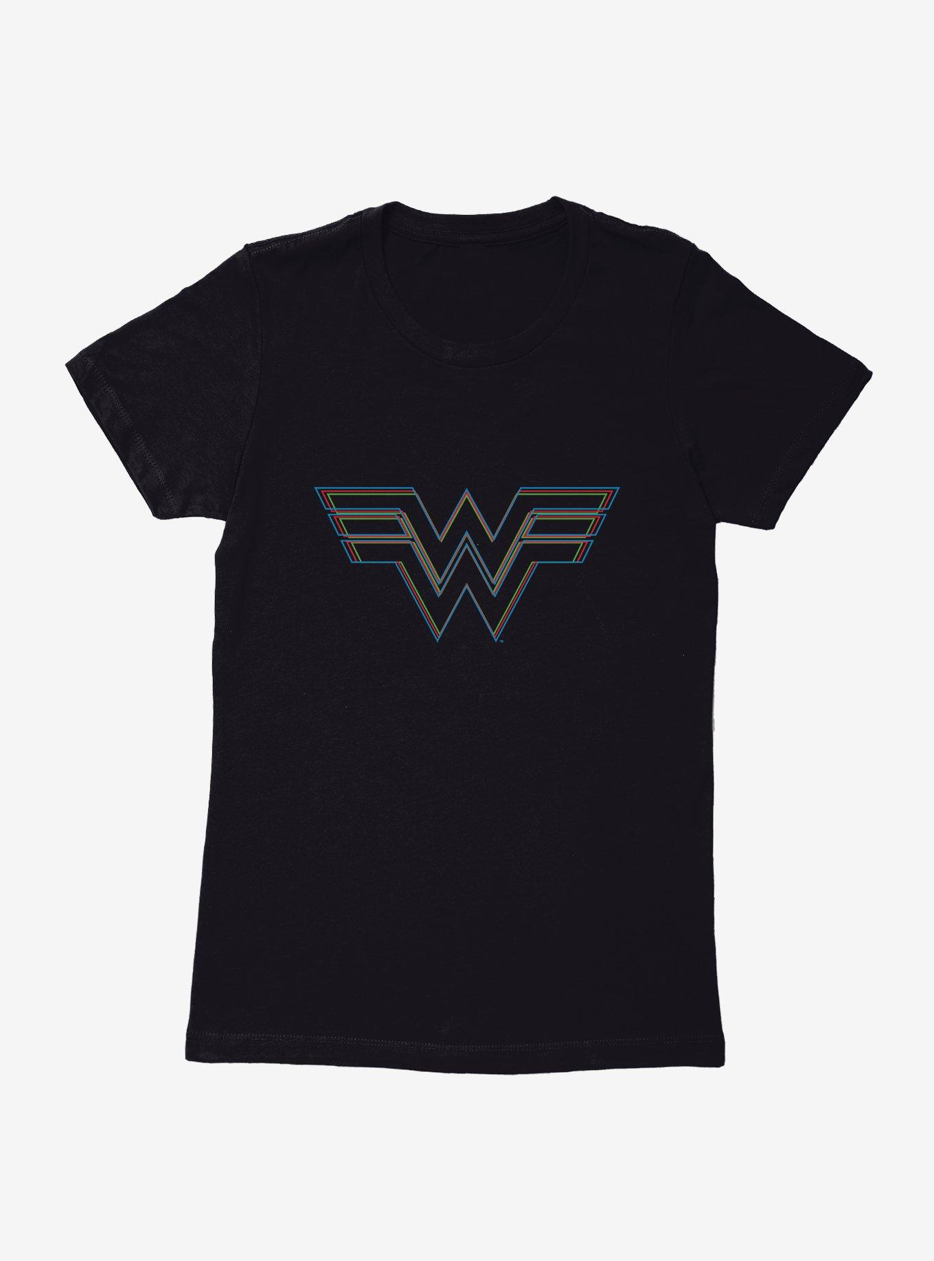 DC Comics Wonder Woman 1984 Linear Logo Womens T-Shirt