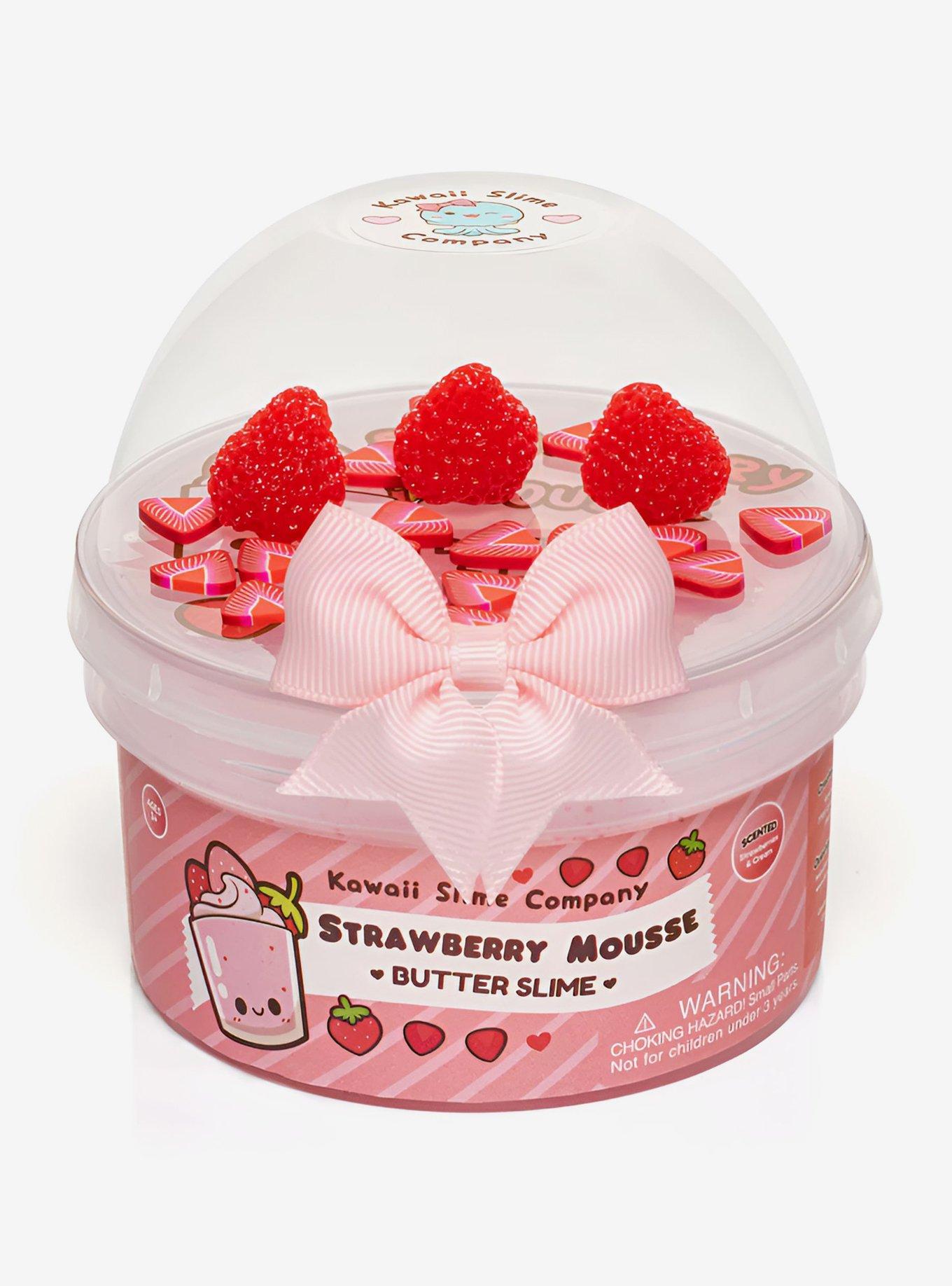 Kawaii Slime Company Strawberry Mousse Butter Slime, , hi-res