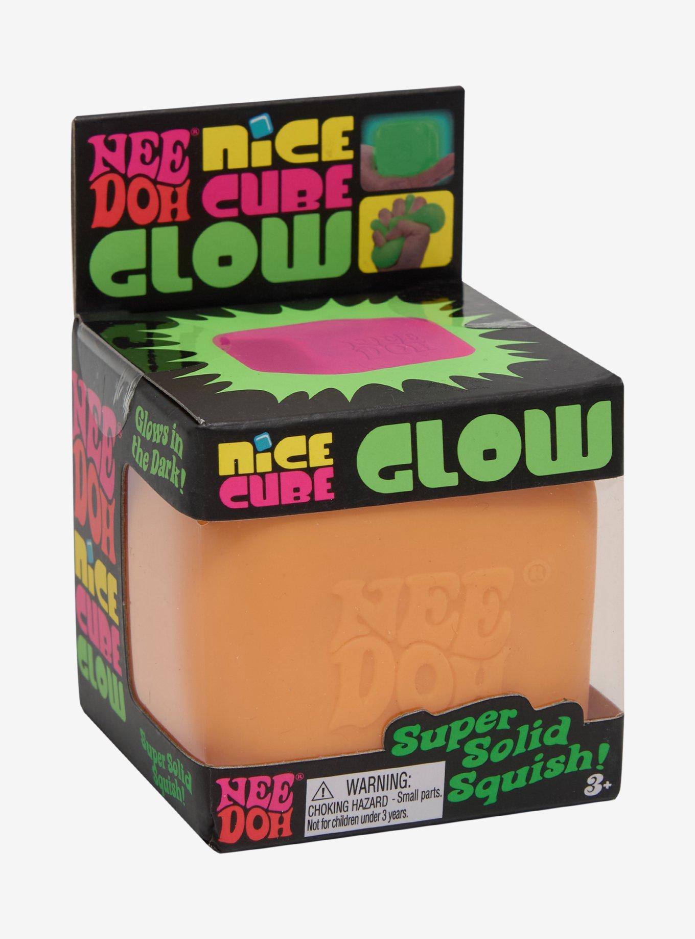 NeeDoh Nice Cube Glow-In-The-Dark Squishy Toy, , hi-res