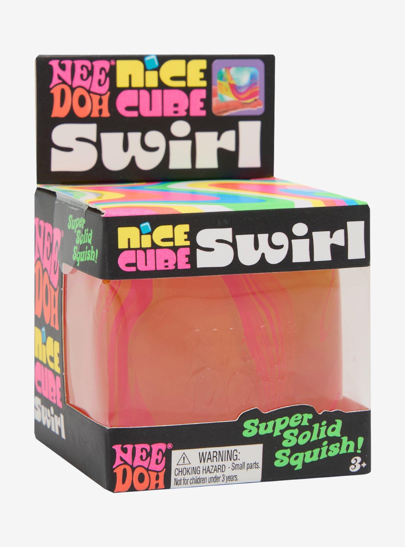 NeeDoh Nice Cube Swirl Squishy Toy, , hi-res
