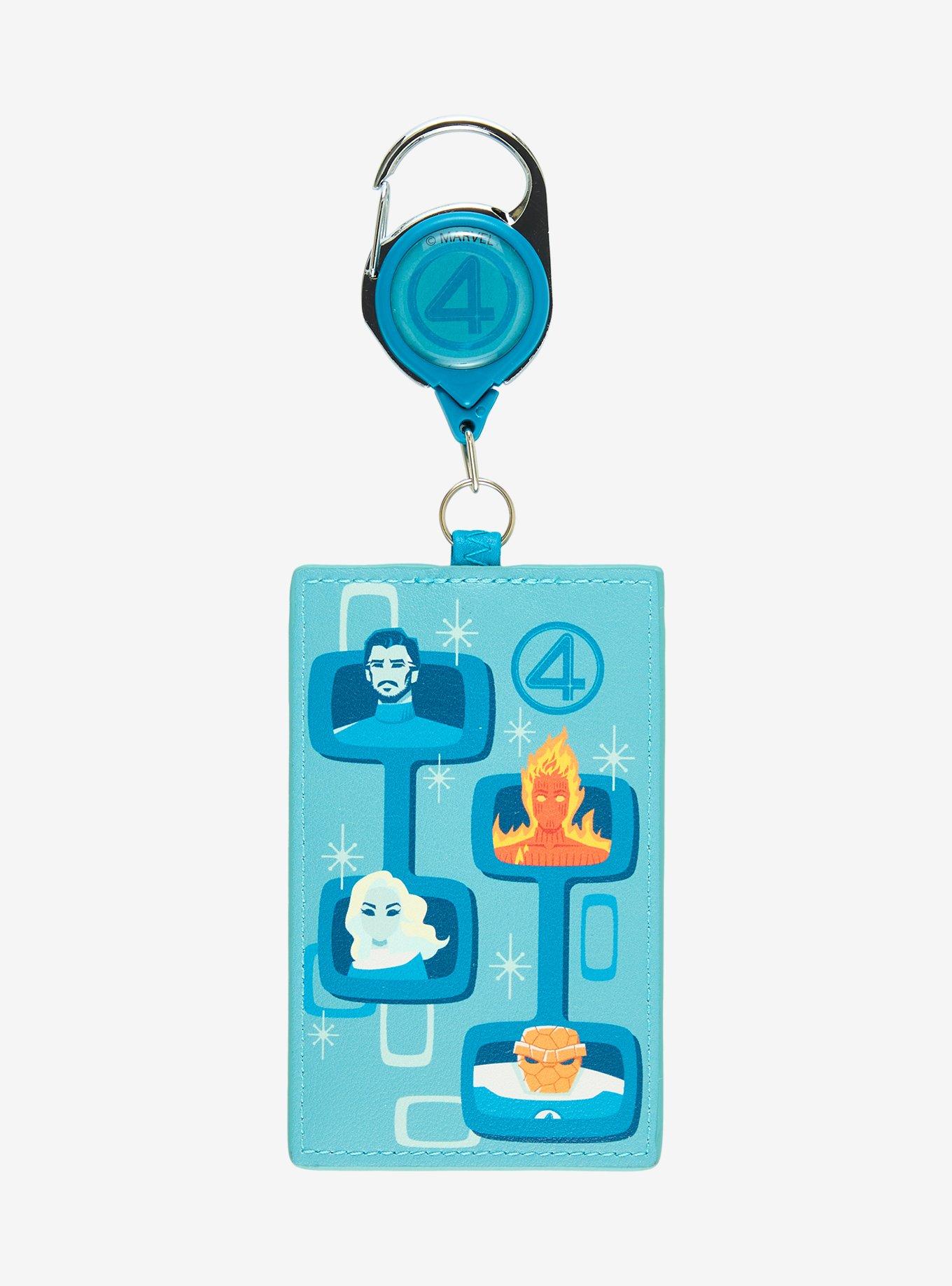 Loungefly Marvel The Fantastic Four: First Steps Retro Retractable Lanyard — BoxLunch Exclusive, , hi-res