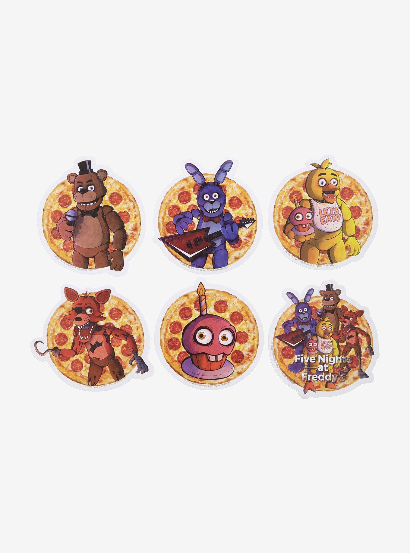 Five Nights at Freddy's Pizza Pineapple Scented Blind Sticker Set, , hi-res