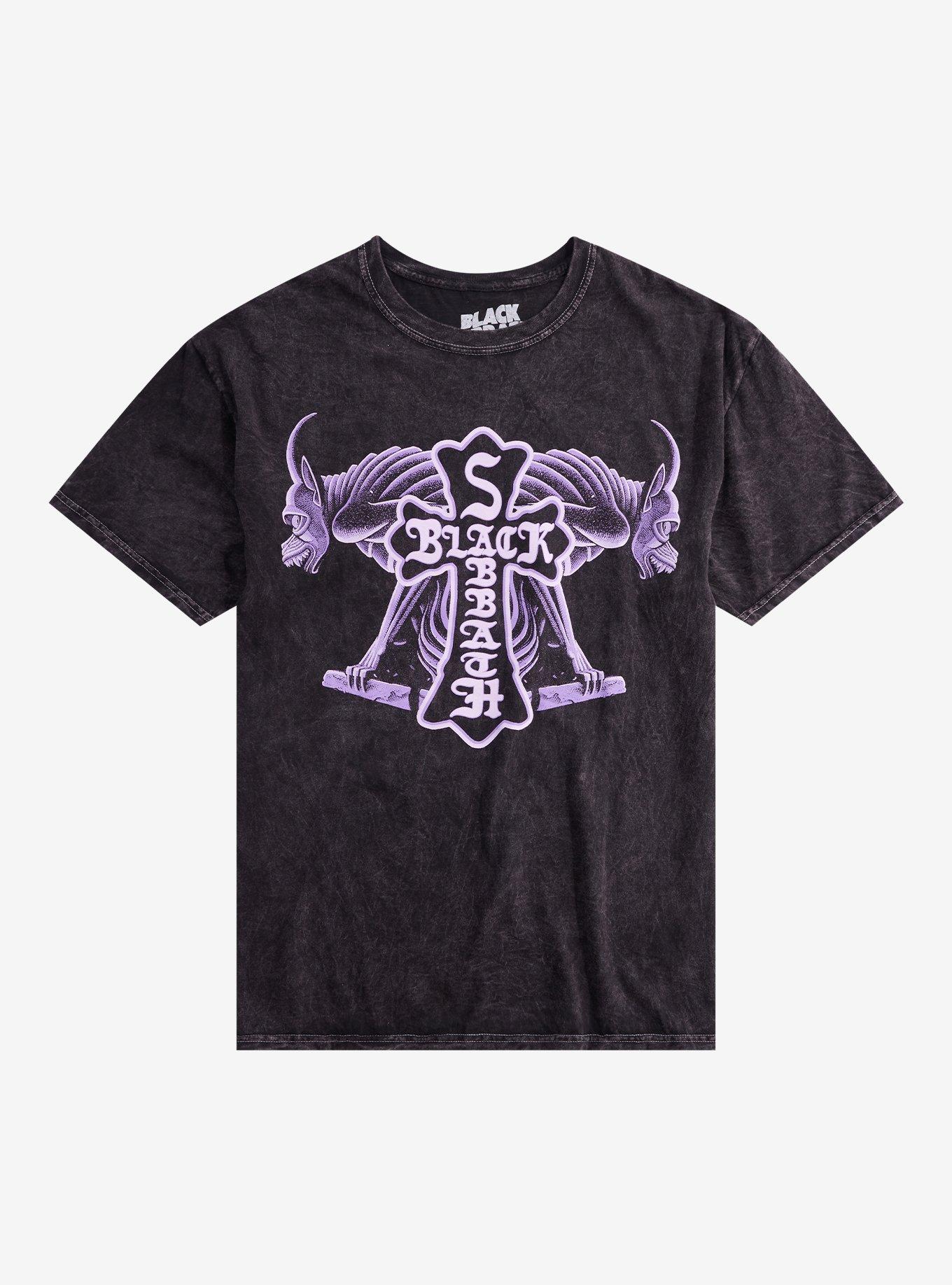 Black Sabbath Gargoyles Mineral Wash T-Shirt, , hi-res