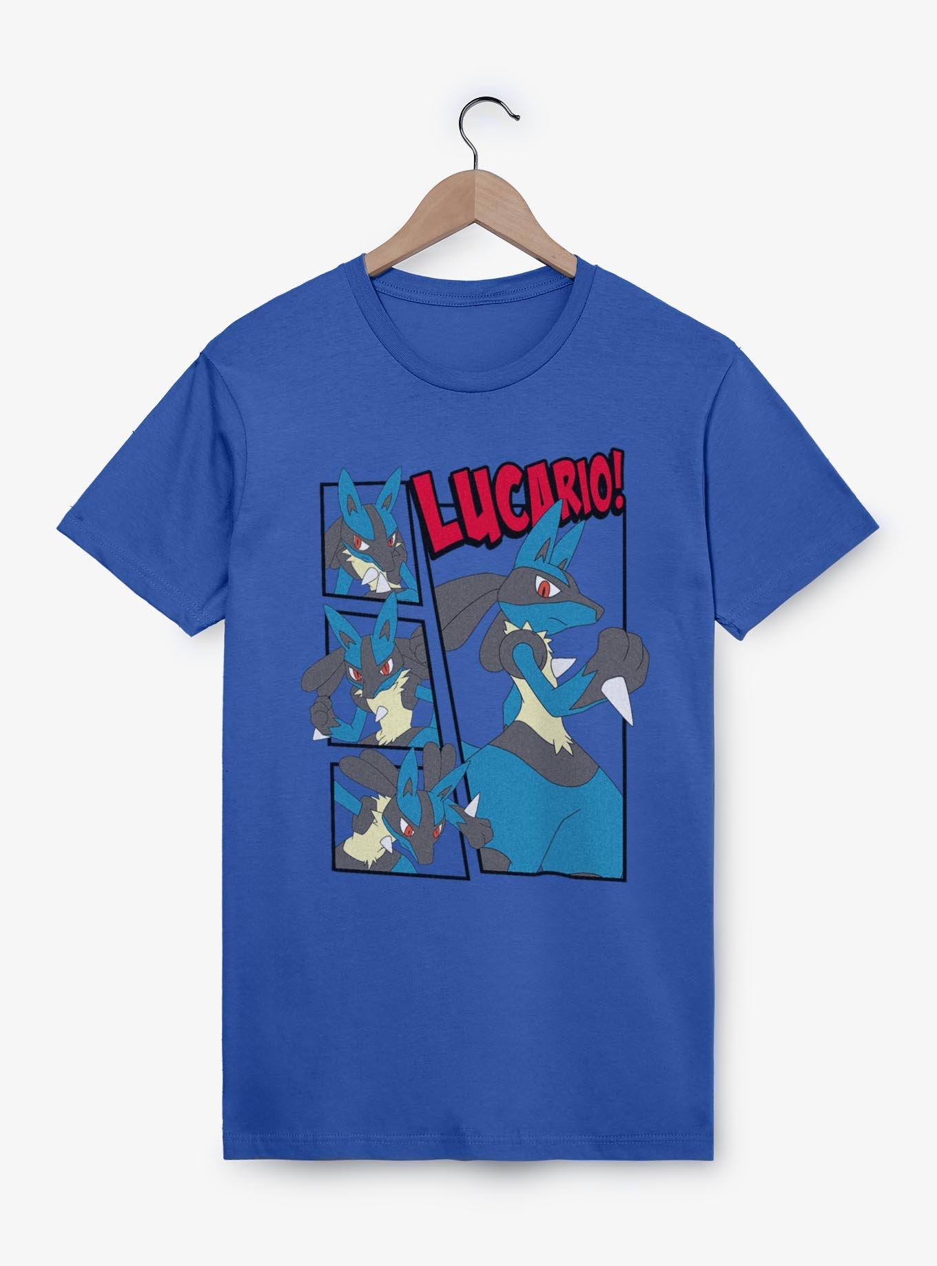 Pokemon Lucario Box Frames T-Shirt, , hi-res