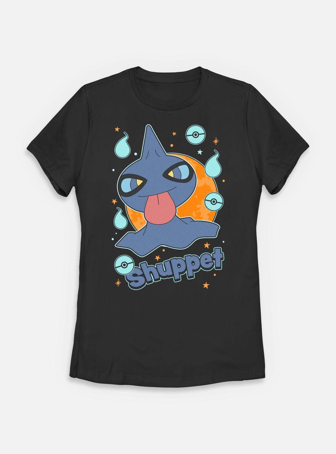 Pokemon Playful Shuppet Womens T-Shirt, BLACK, hi-res