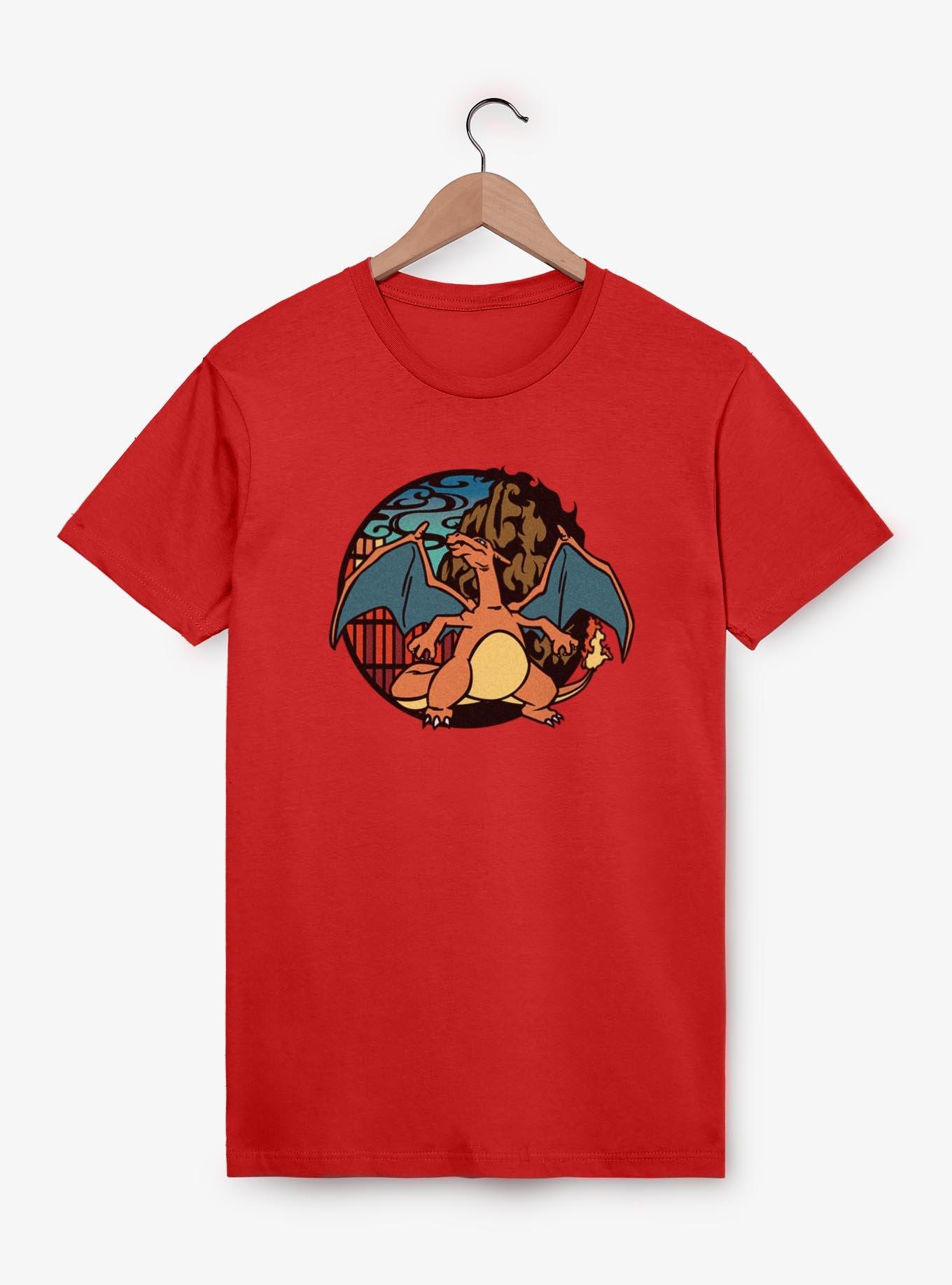 Pokemon Charizard Badge Icon T-Shirt, , hi-res