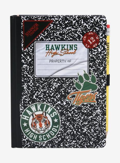 Stranger Things Hawkins High School Composition Book Notebook with ...
