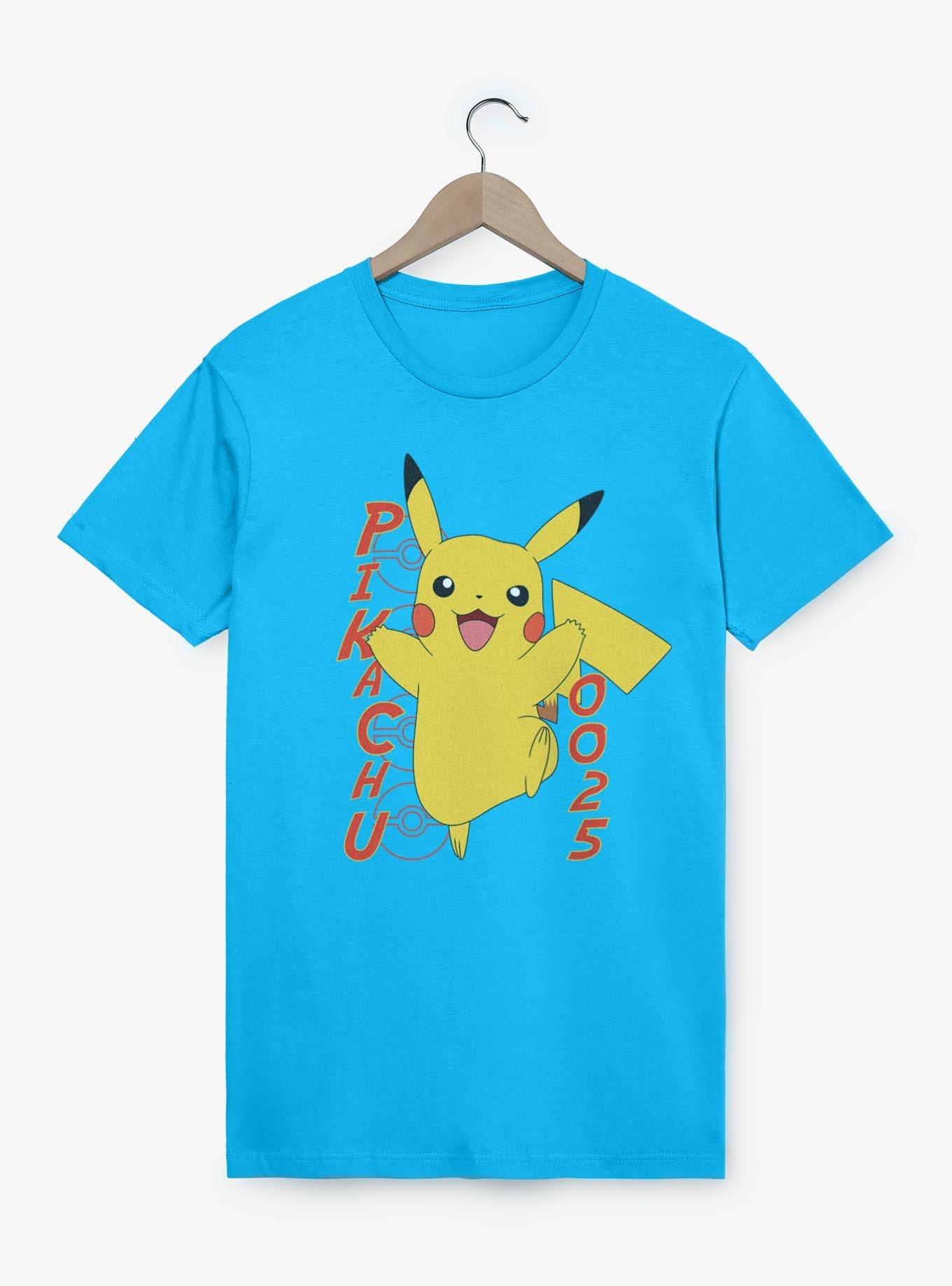 Pokemon Pikachu 0025 Hop T-Shirt, TURQ, hi-res