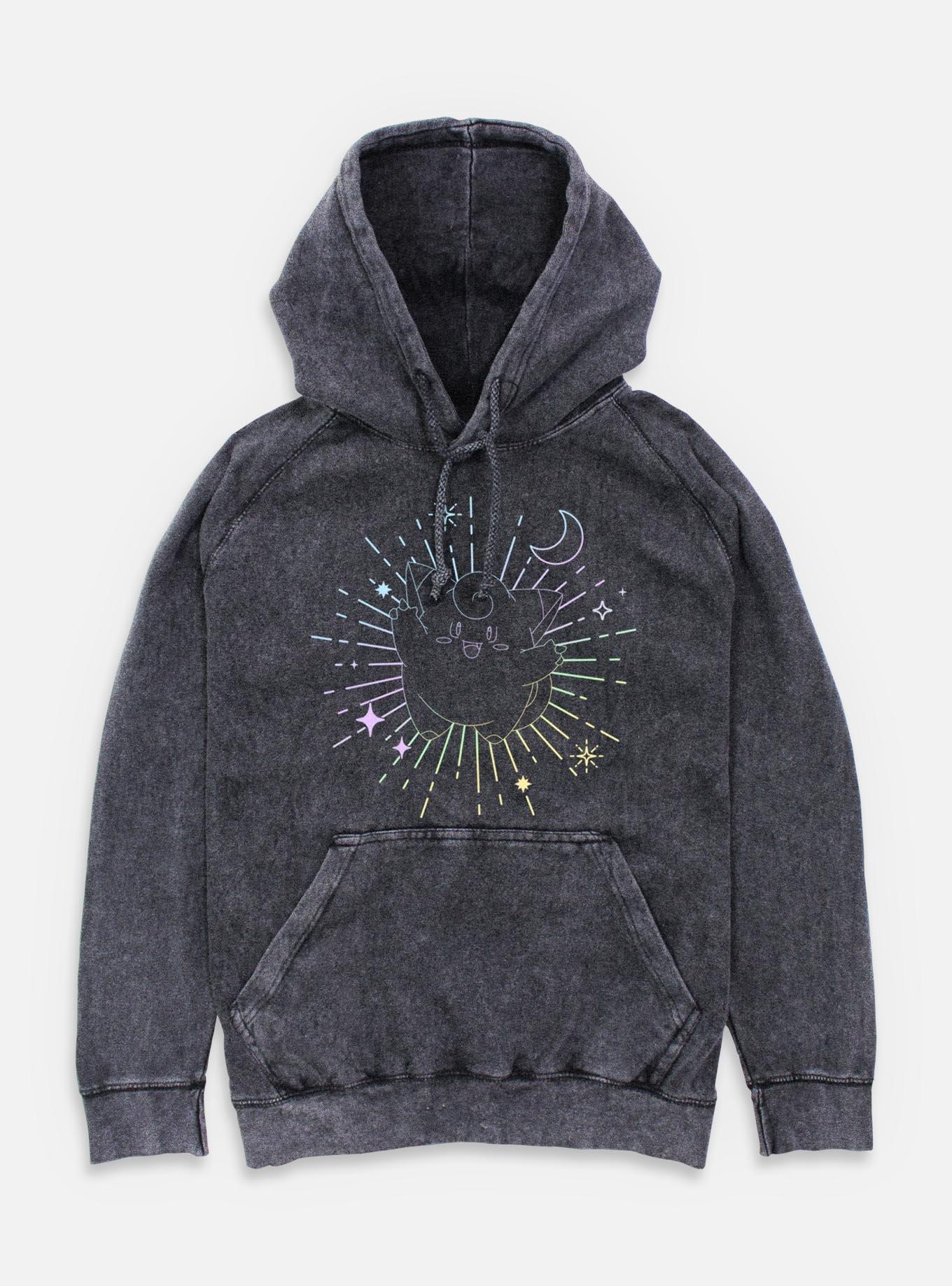 Pokemon Celestial Clefairy Mineral Wash Hoodie, BLACK, hi-res