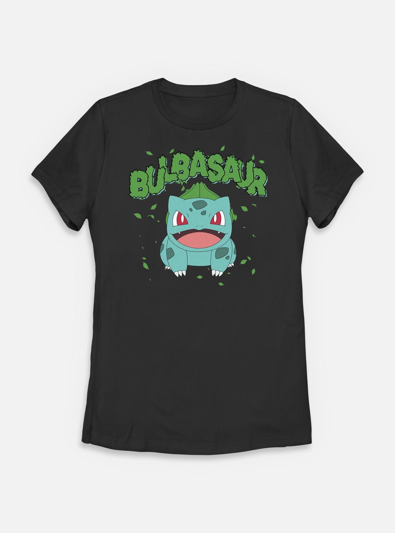 Pokemon Bulbasaur Grass Type  Womens T-Shirt, BLACK, hi-res