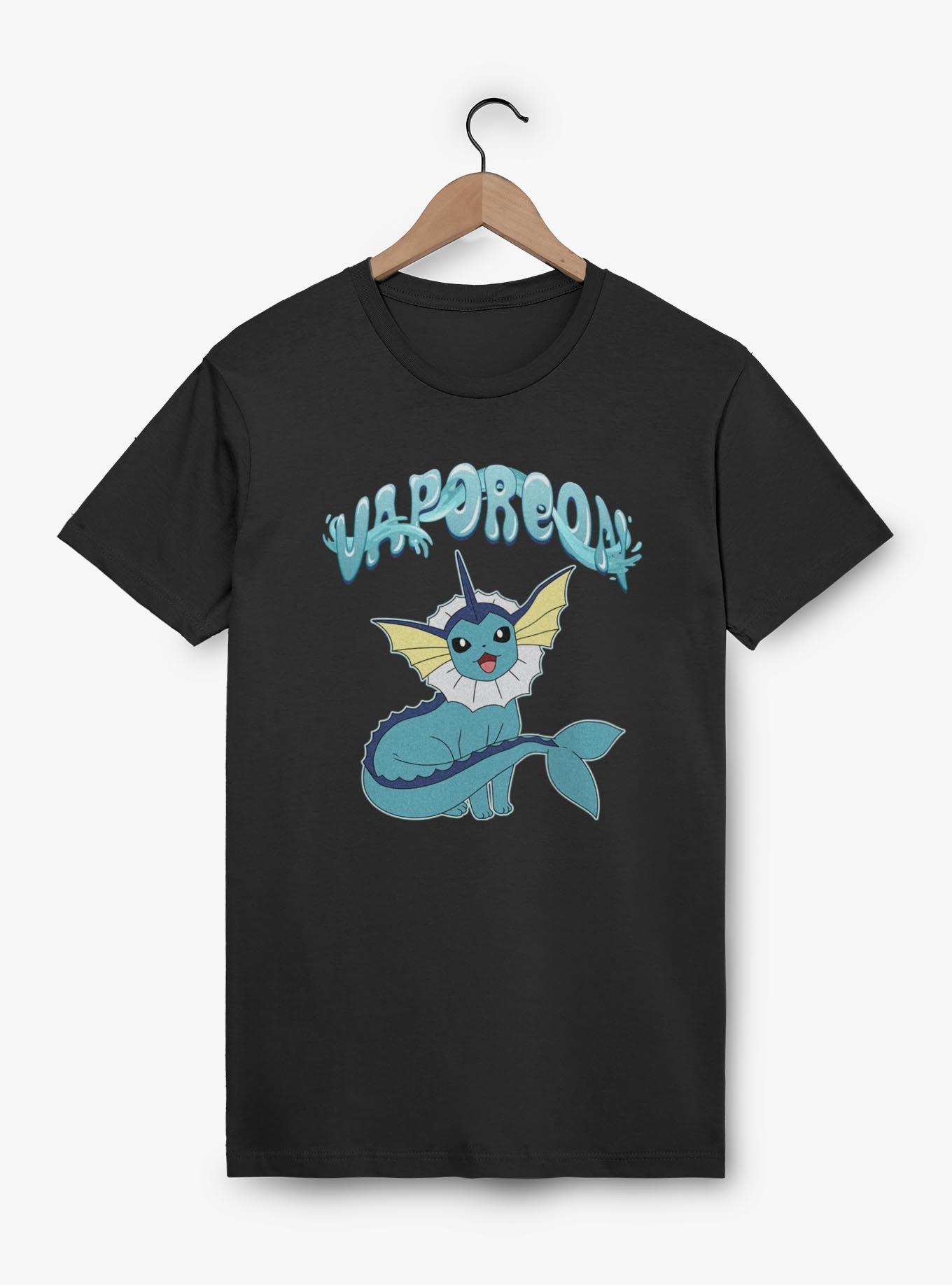 Pokemon Vaporeon Water Type  T-Shirt, BLACK, hi-res