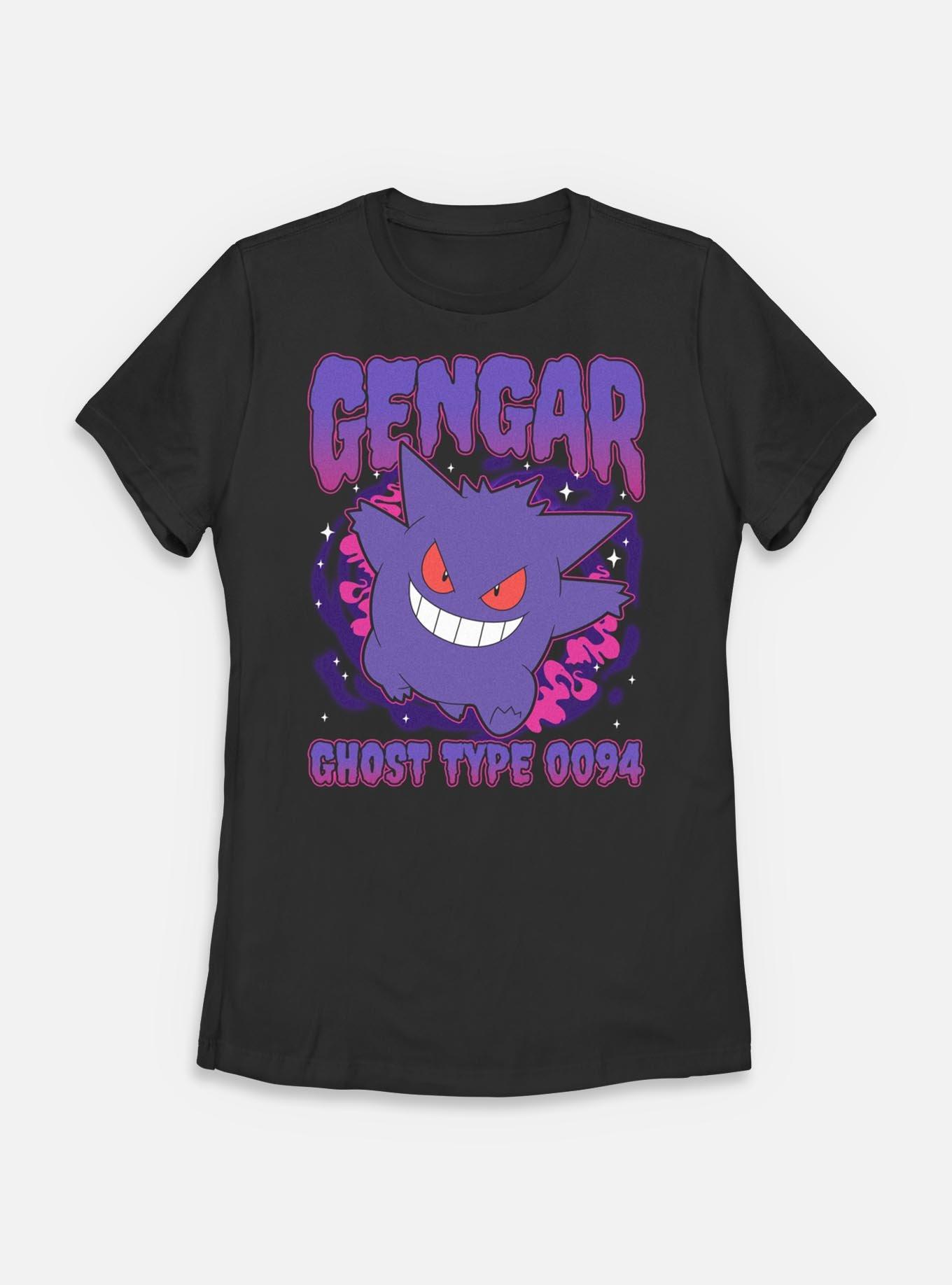 Pokemon Gengar Shadow Type 0094  Womens T-Shirt, BLACK, hi-res