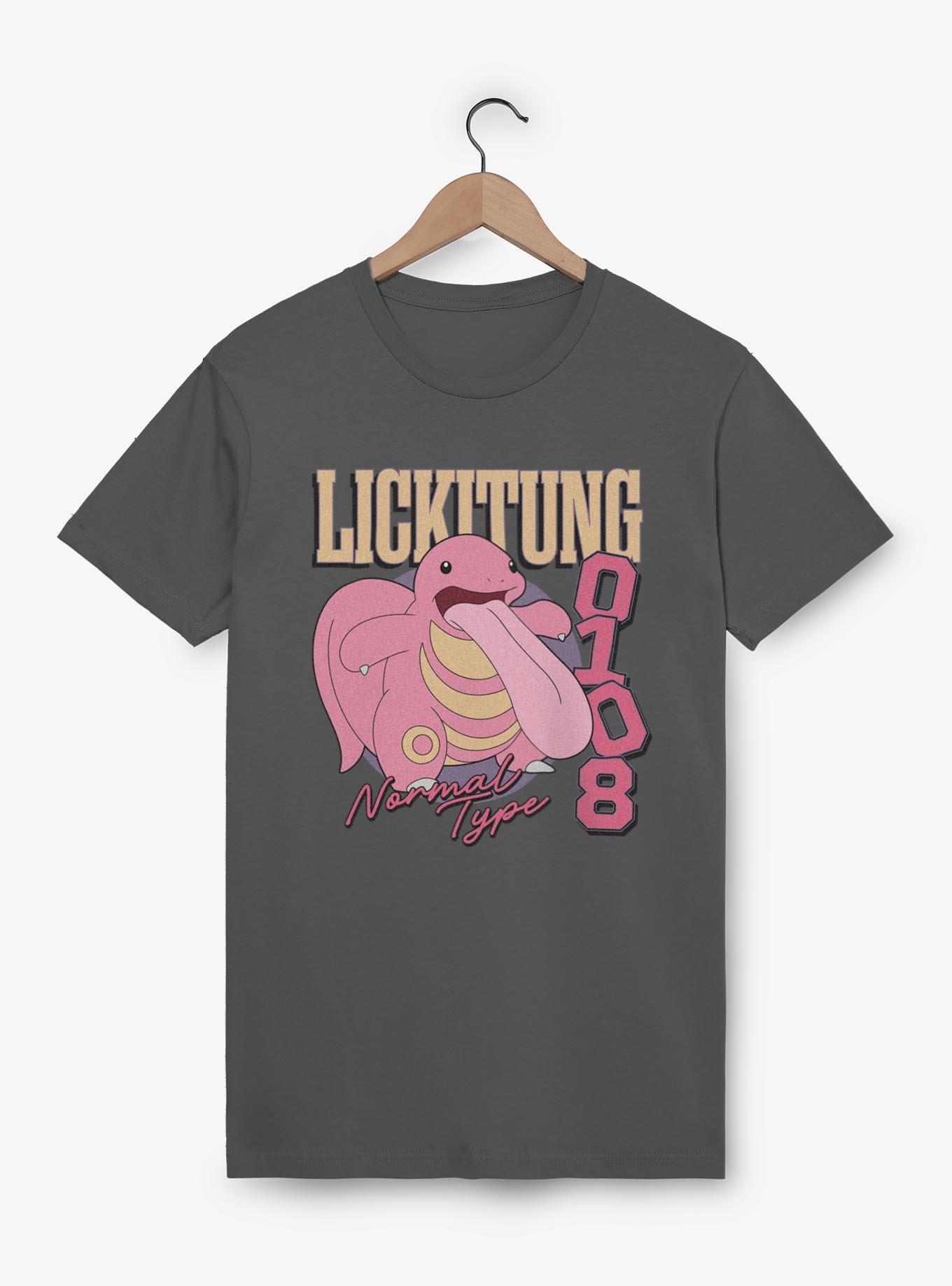 Pokemon Lickitung 0108 Normal Type T-Shirt, CHARCOAL, hi-res