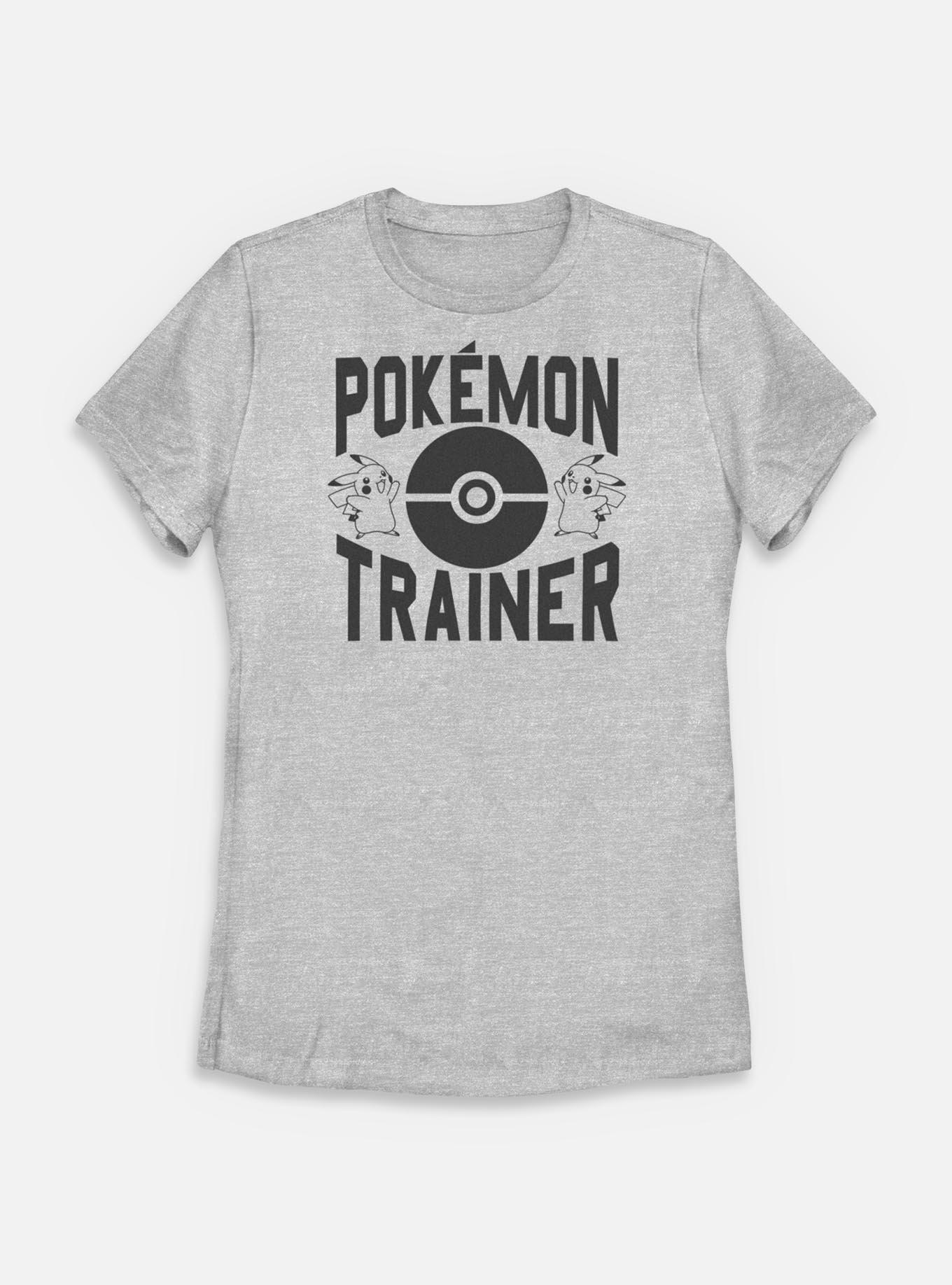 Pokemon Trainer Logo Womens T-Shirt, ATH HTR, hi-res