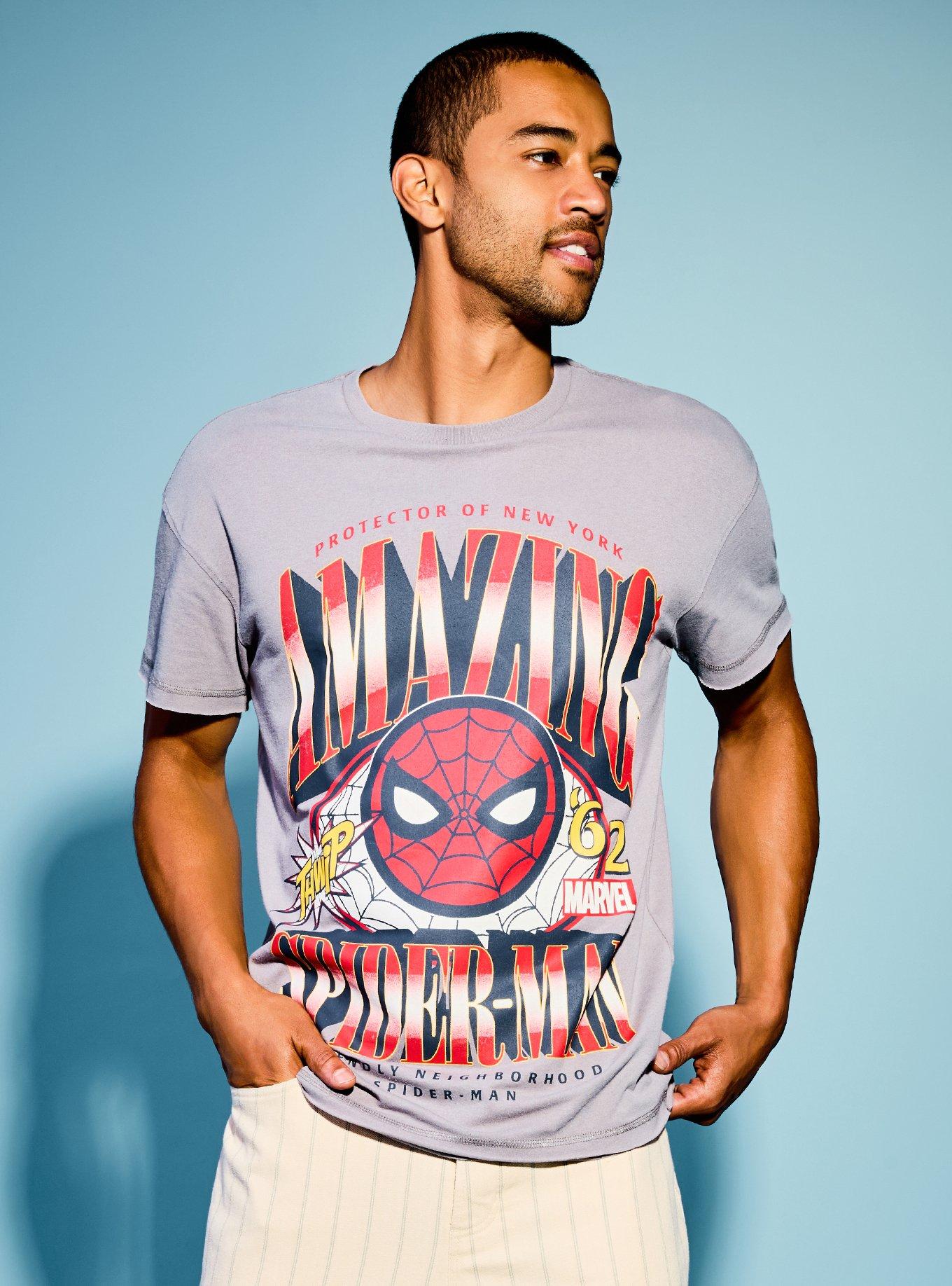 Marvel Spider-Man Logo Boxy T-Shirt - BoxLunch Exclusive, , hi-res